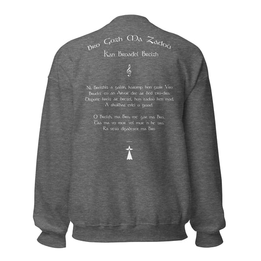 Sweat Bro Gozh Ma Zadoù sweat-shirt Bevet Breizh Graphite Heather S 