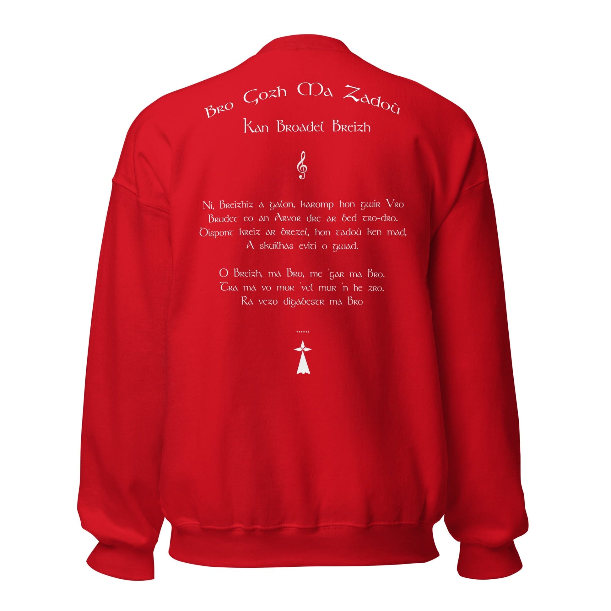 Sweat Bro Gozh Ma Zadoù sweat-shirt Bevet Breizh Rouge S 