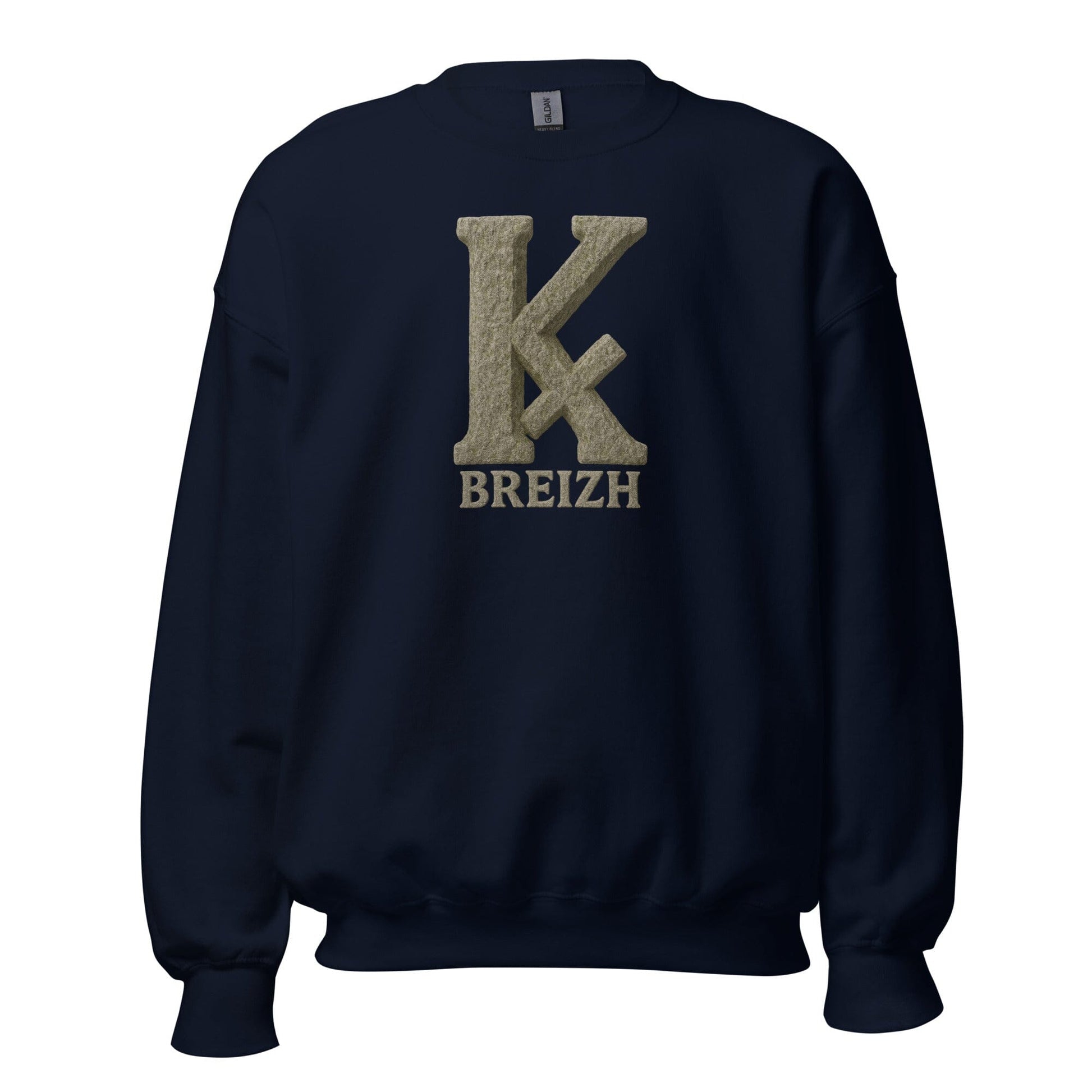 Sweat Unisexe K barré sweat-shirt Bevet Breizh Bleu Marine 4XL 