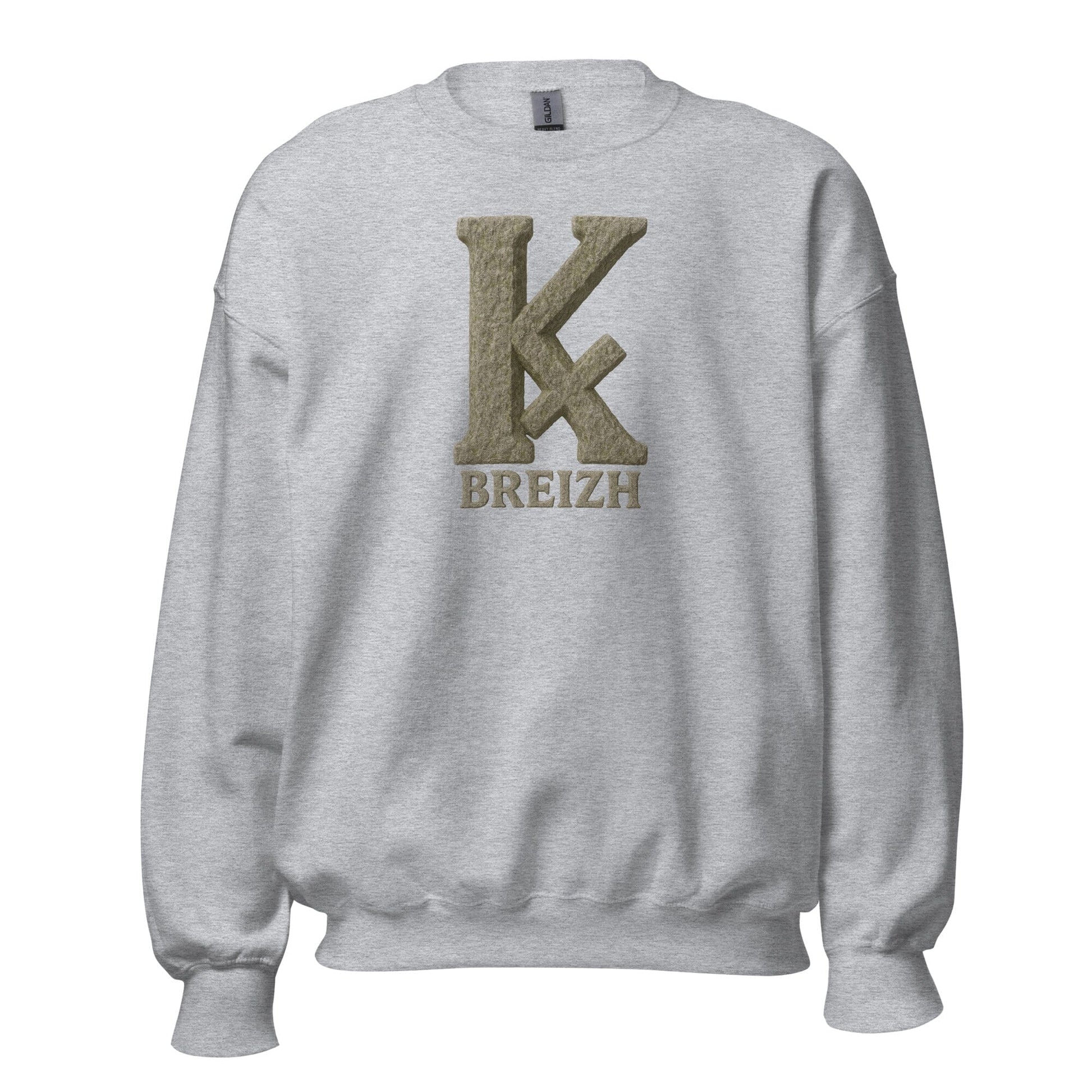 Sweat Unisexe K barré sweat-shirt Bevet Breizh Gris Sport S 