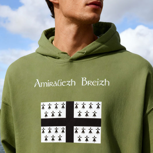 Sweatshirt à capuche amiraliezh Breizh sweat-shirt Bevet Breizh 