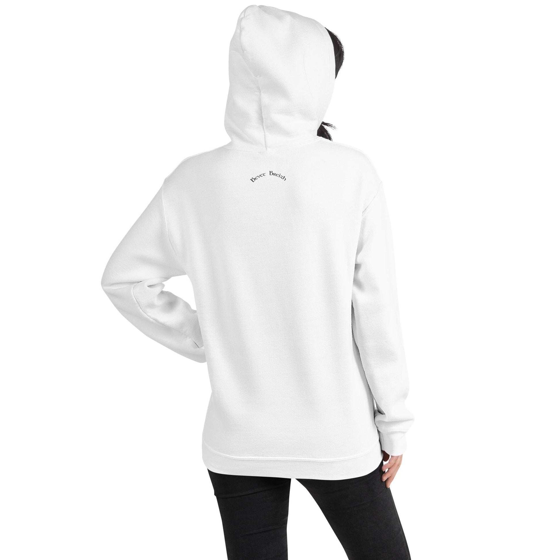 Sweatshirt à capuche blanc pour femme Bevet Breizh Bevet Breizh 