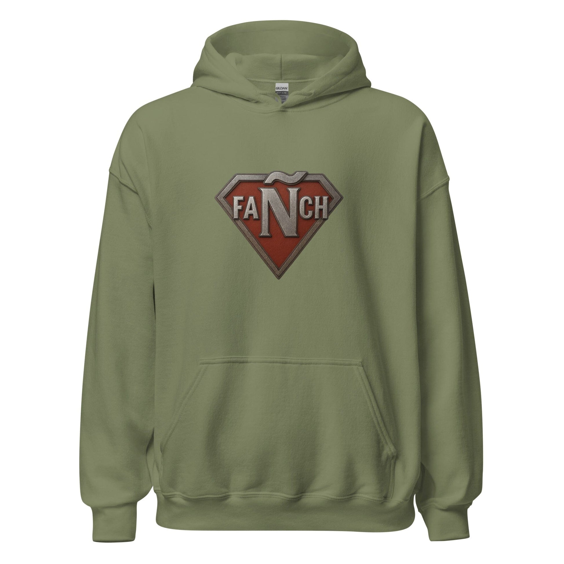 Sweatshirt à capuche Fañch sweat-shirt Bevet Breizh Vert Militaire S 