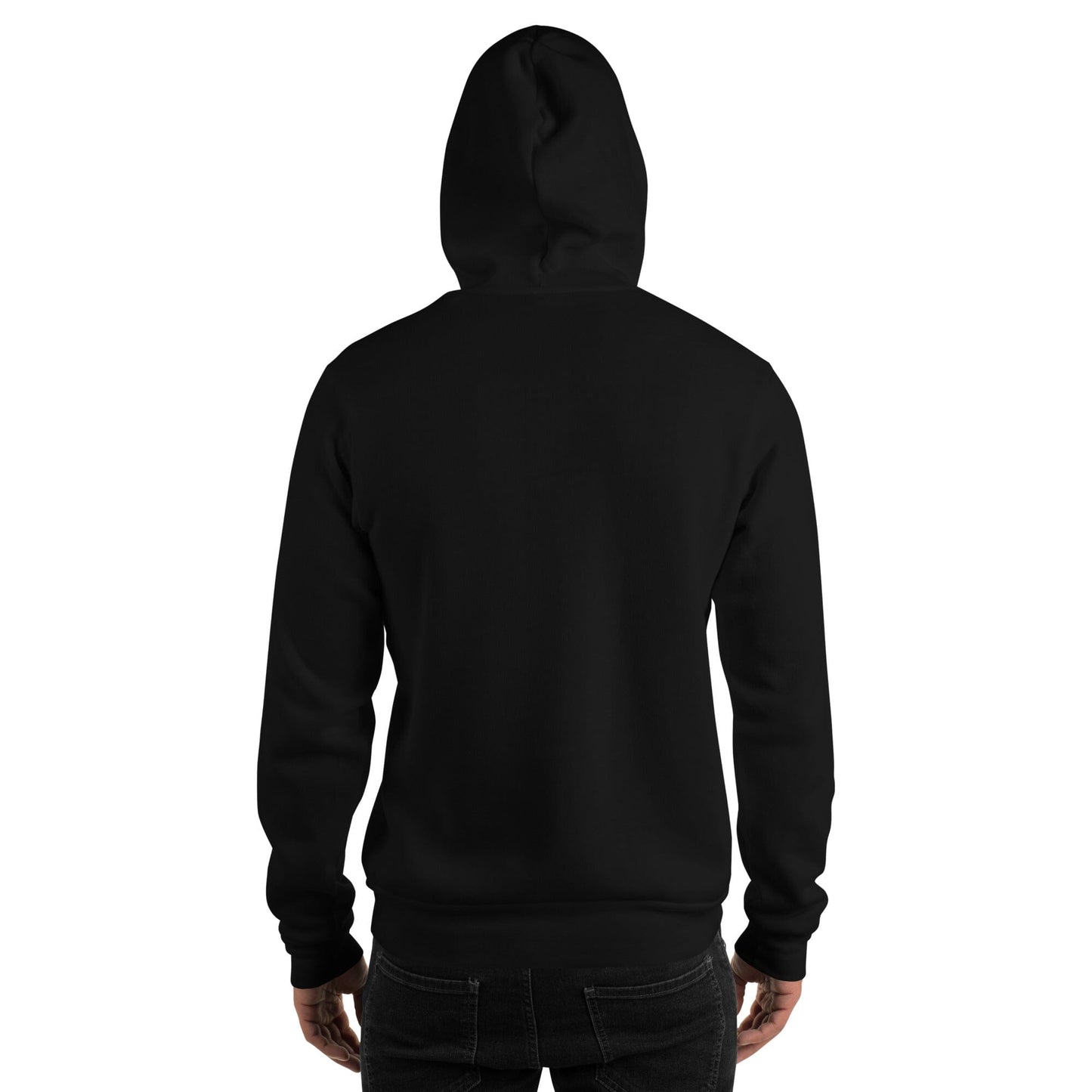 Sweatshirt à capuche noir unisexe Bertègn Bevet Breizh 