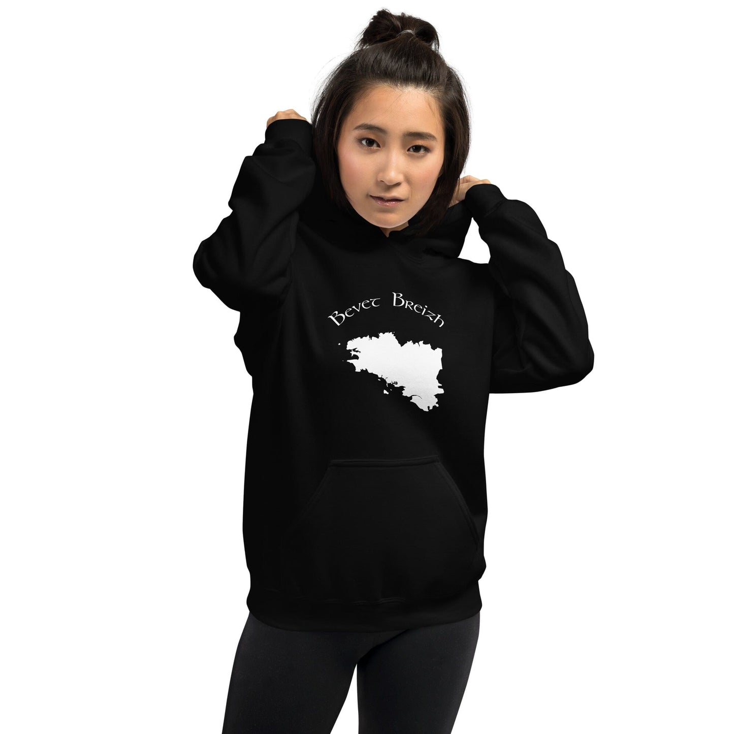 Sweatshirt à capuche pour femme Bevet Breizh Bevet Breizh Noir S 