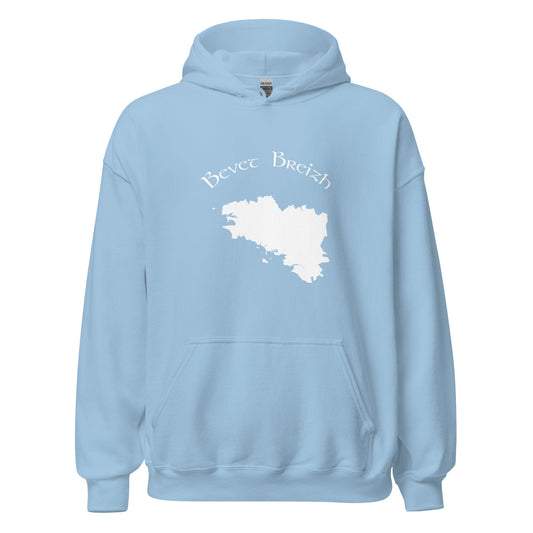 Sweatshirt à capuche pour femme Bevet Breizh sweat-shirt Bevet Breizh Bleu Clair S 