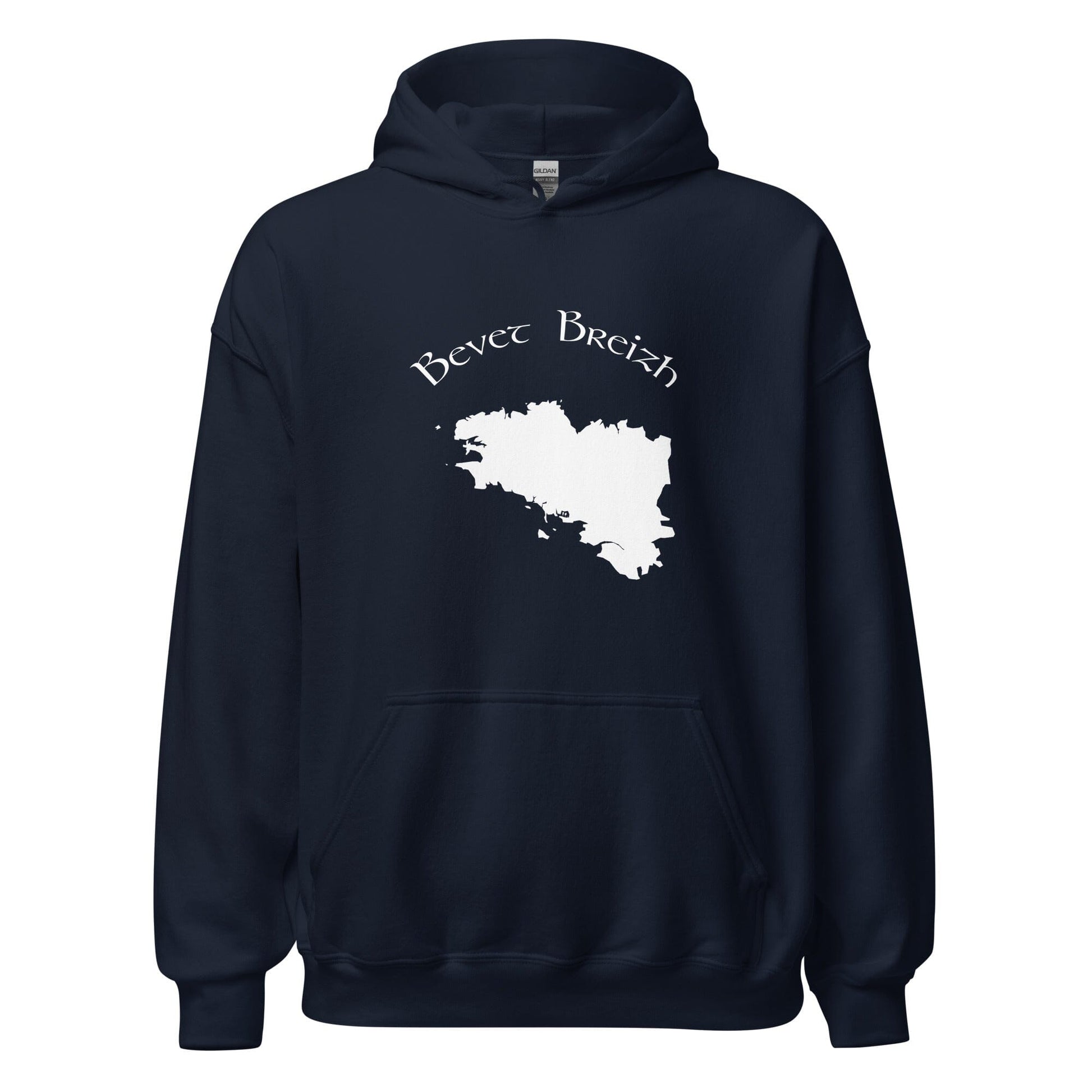 Sweatshirt à capuche pour femme Bevet Breizh sweat-shirt Bevet Breizh Bleu Marine S 