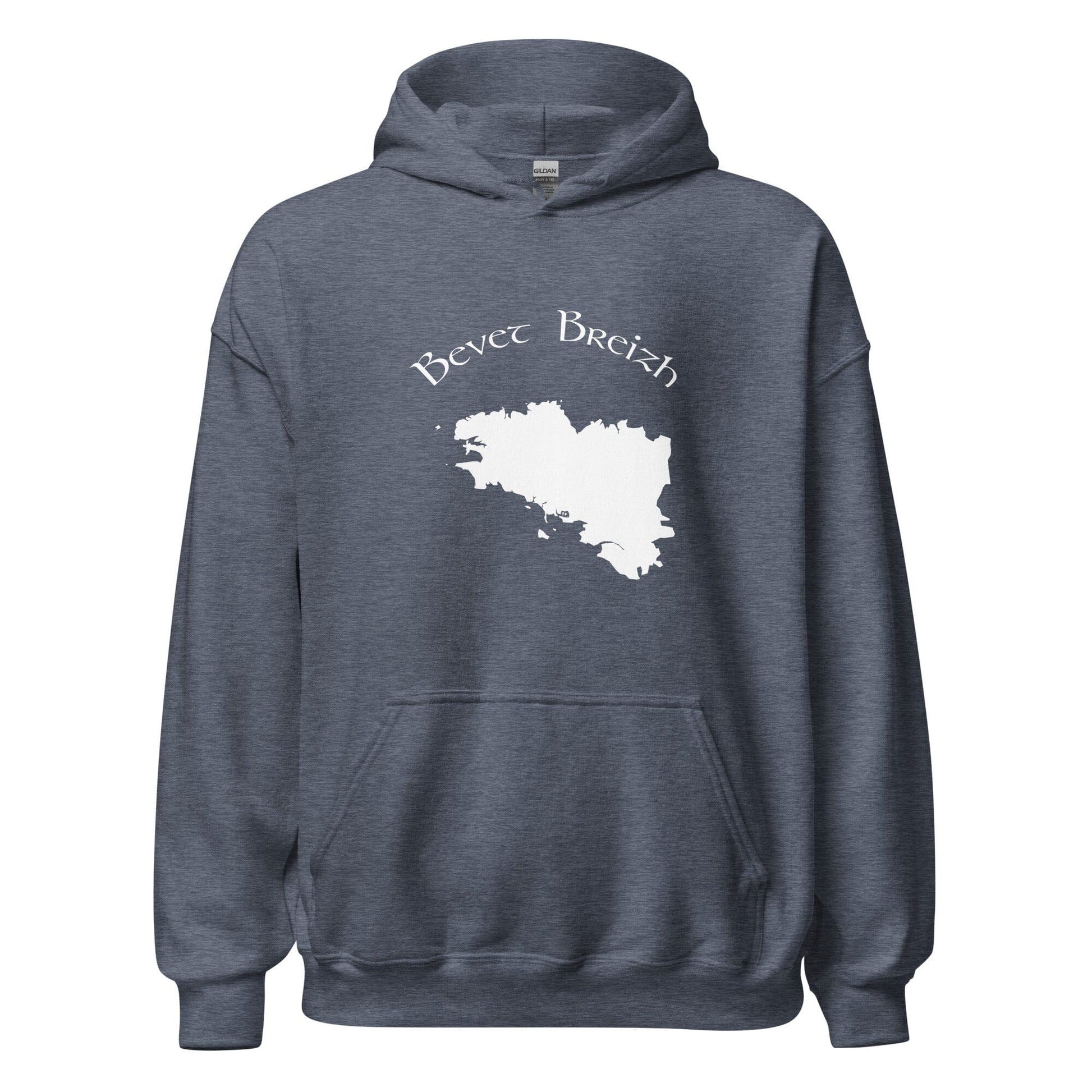Sweatshirt à capuche pour femme Bevet Breizh sweat-shirt Bevet Breizh Heather Sport Dark Navy S 