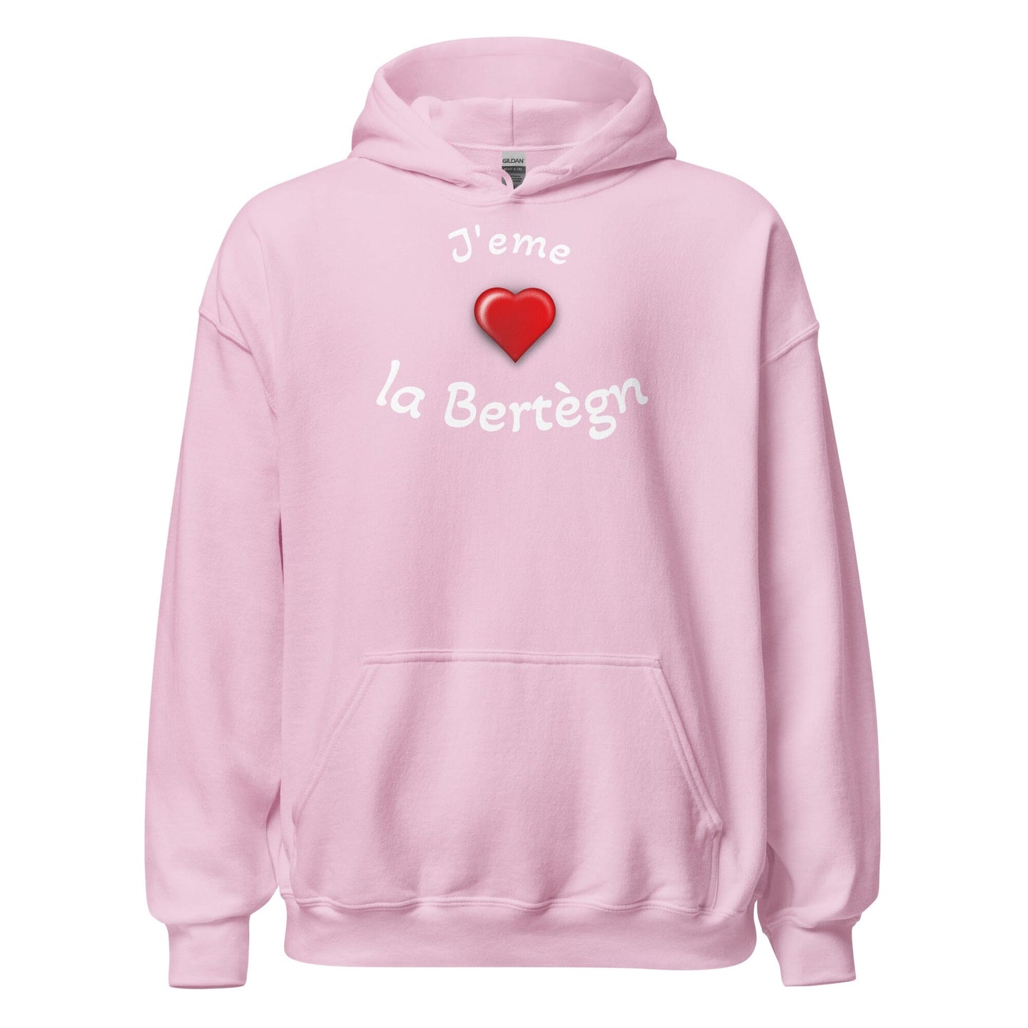 Sweatshirt à capuche pour femme J'eme la Bertègn sweat-shirt Bevet Breizh Rose Clair S 
