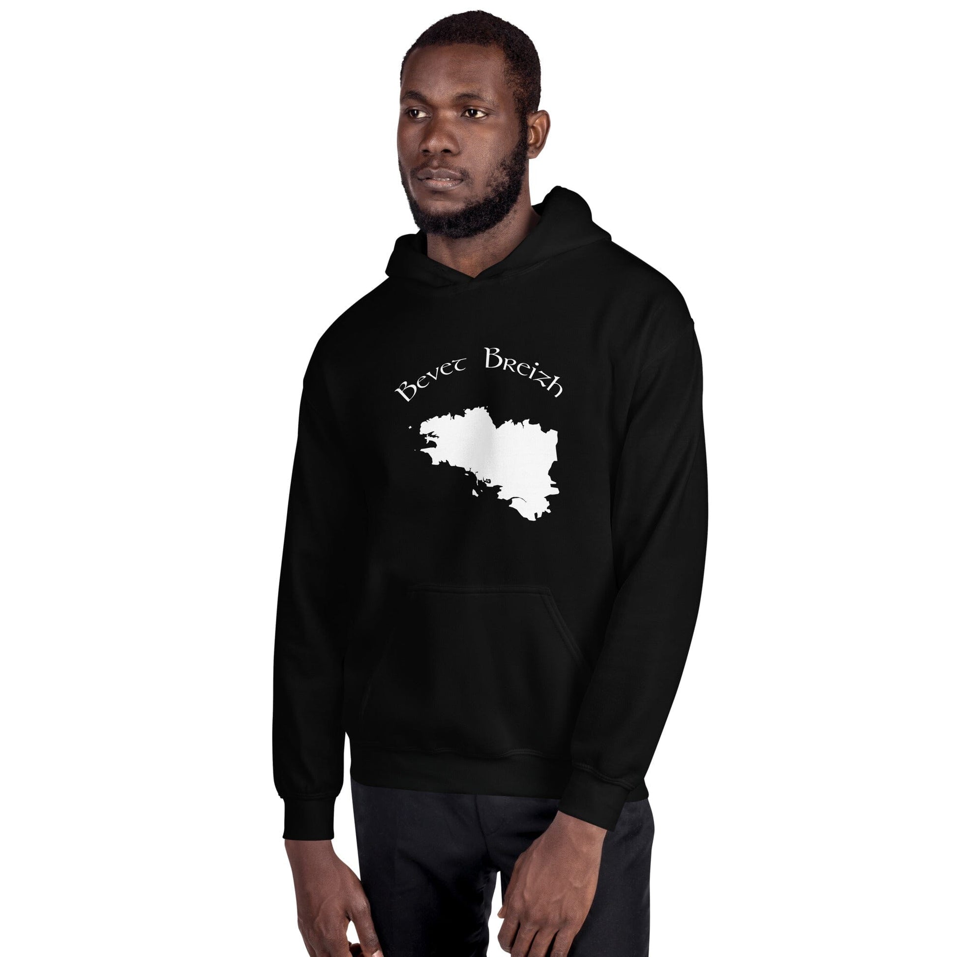 Sweatshirt à capuche pour homme Bevet Breizh Bevet Breizh Noir S 