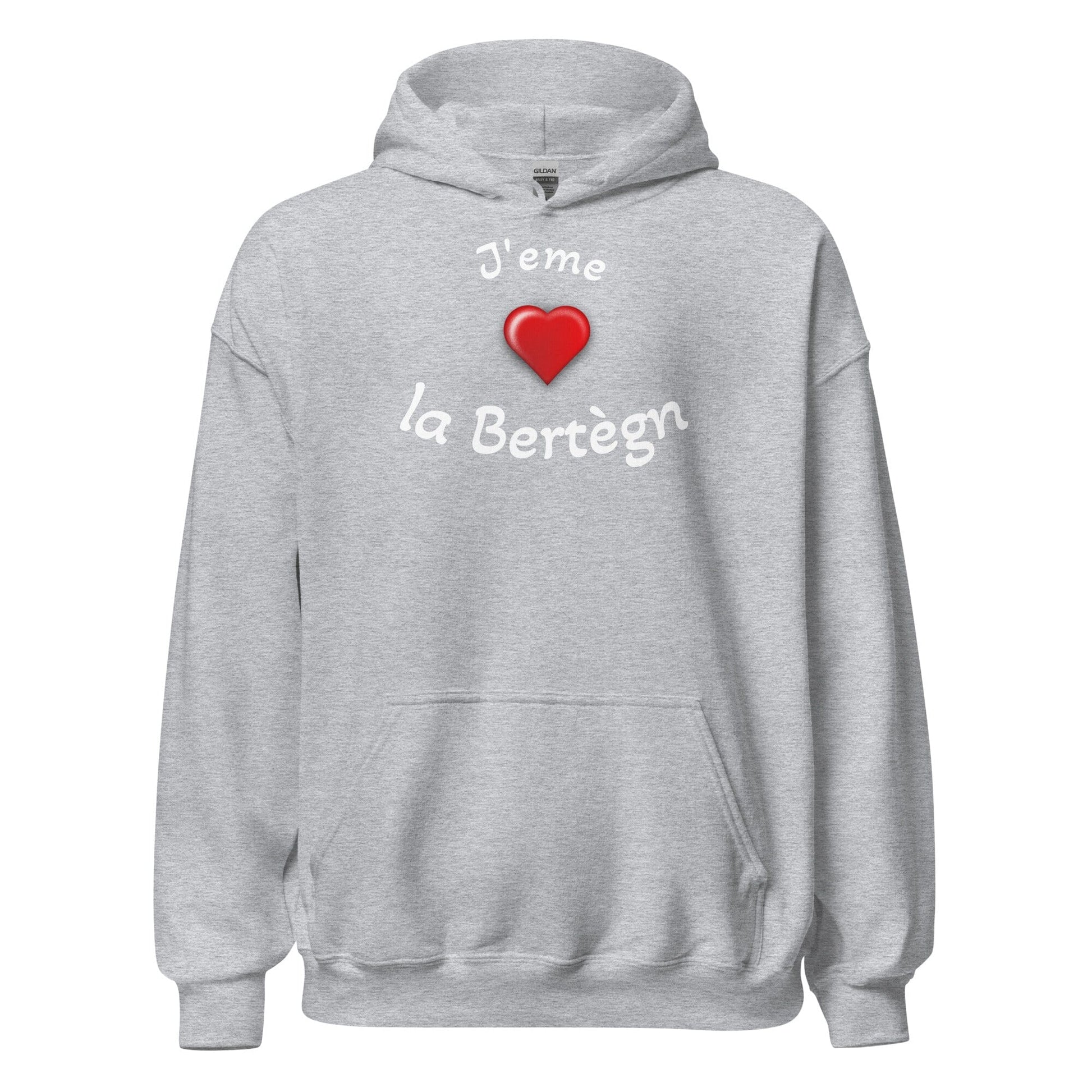 Sweatshirt à capuche pour homme J'eme la Bertègn sweatshirt Bevet Breizh 