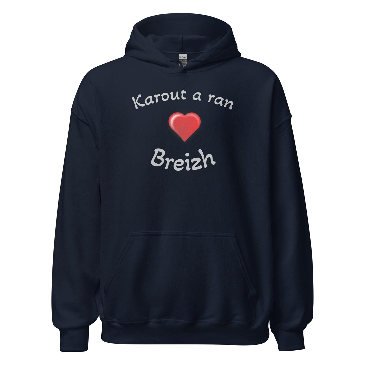 Sweatshirt à capuche pour homme Karout a ran Breizh sweat-shirt Bevet Breizh Bleu Marine S 