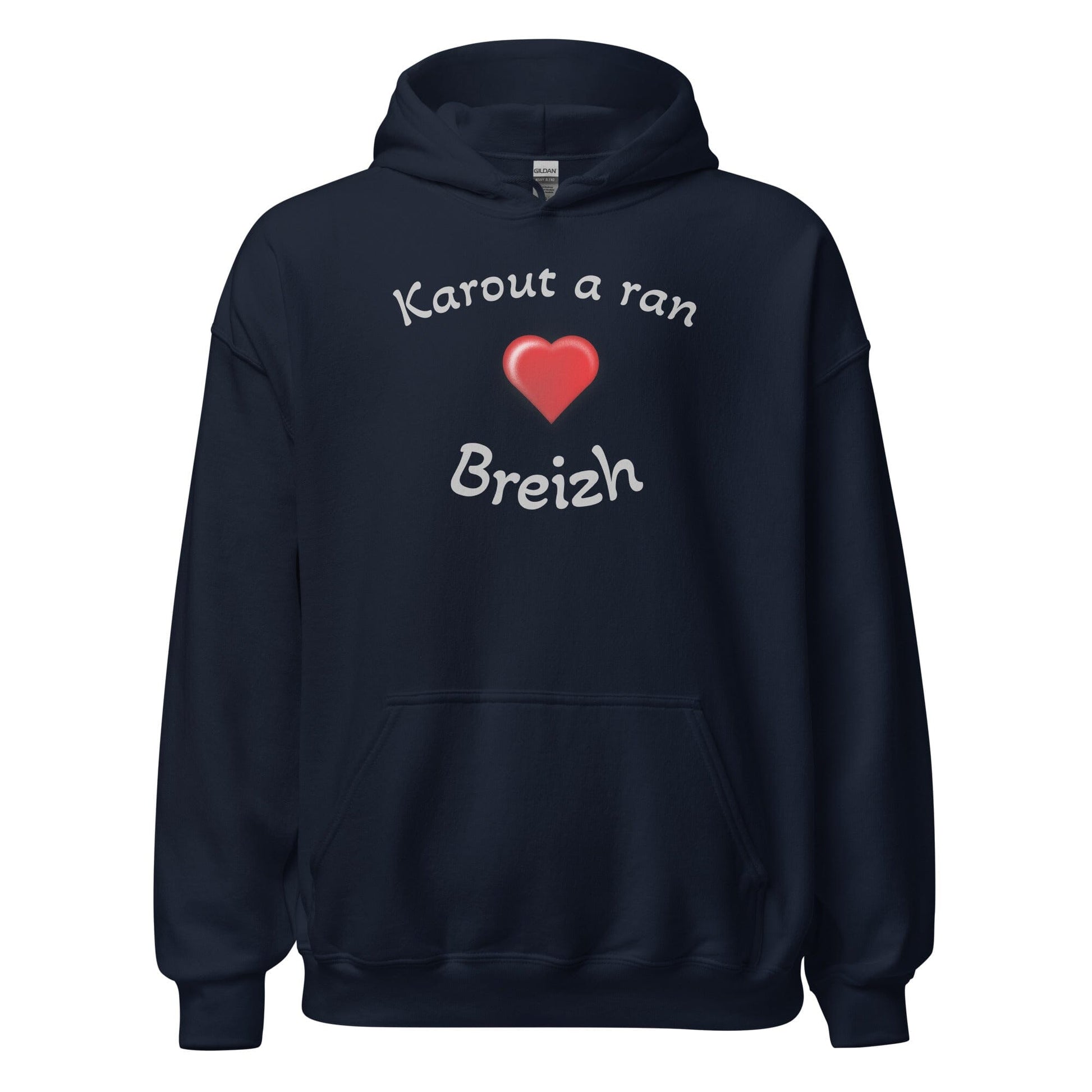 Sweatshirt à capuche pour homme Karout a ran Breizh sweat-shirt Bevet Breizh Bleu Marine S 