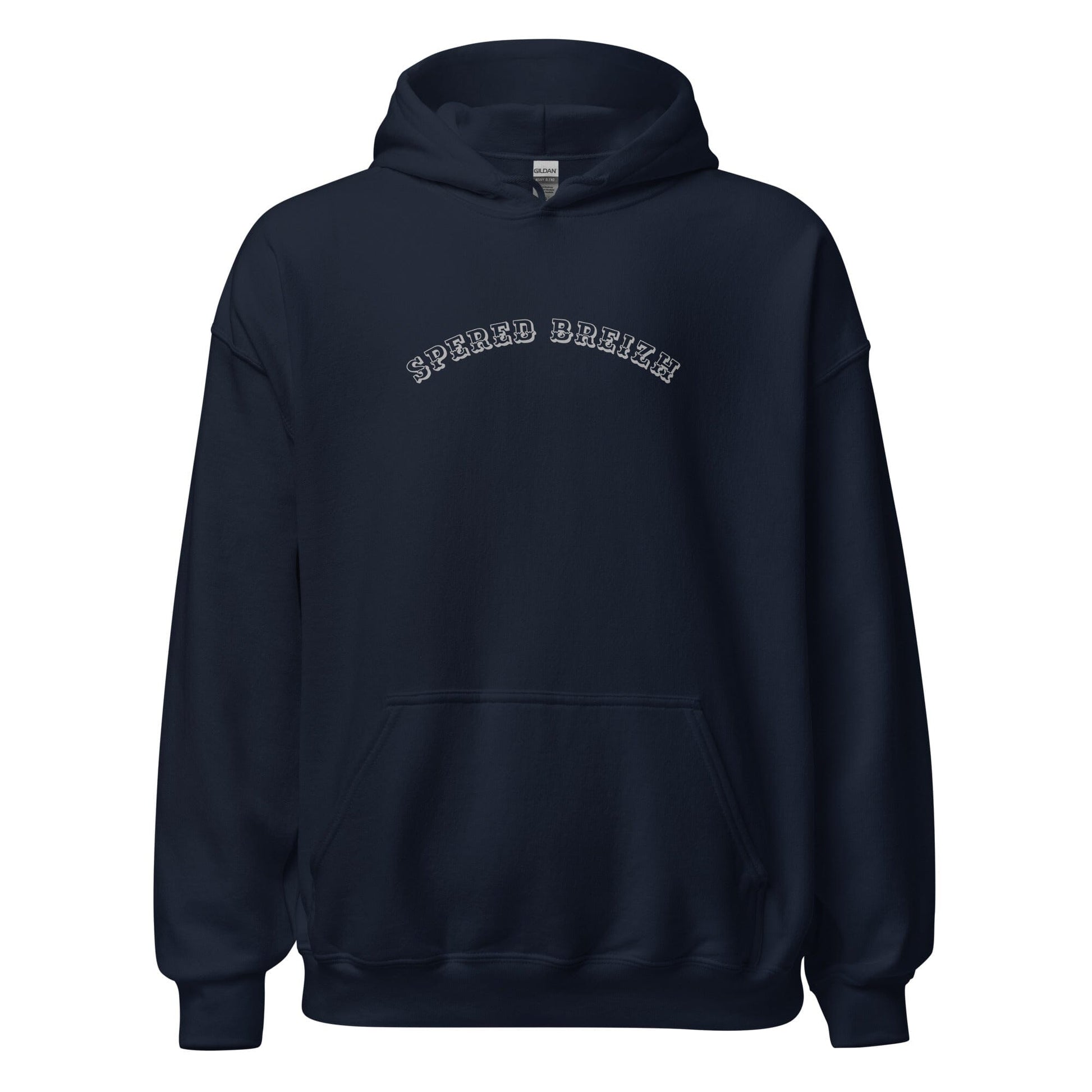 Sweatshirt à capuche spered Breizh à capuche sweatshirt Bevet Breizh Bleu Marine S 