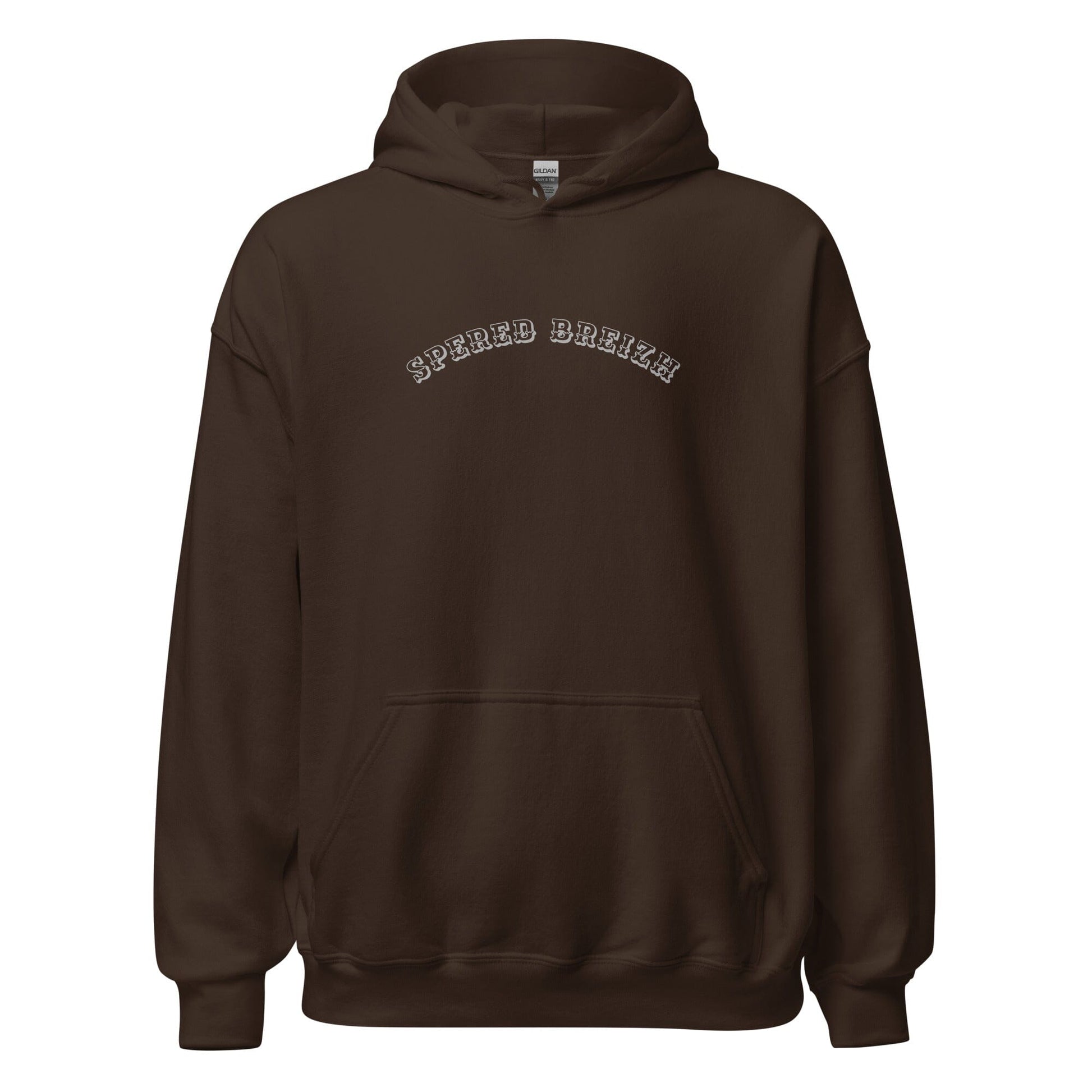Sweatshirt à capuche spered Breizh à capuche sweatshirt Bevet Breizh Chocolat Noir S 