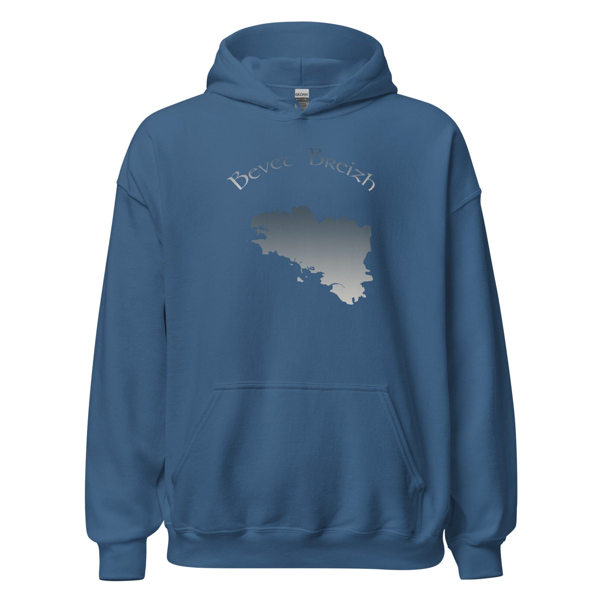 Sweatshirt à capuche unisexe Bevet Breizh Bevet Breizh Bleu Indigo S 