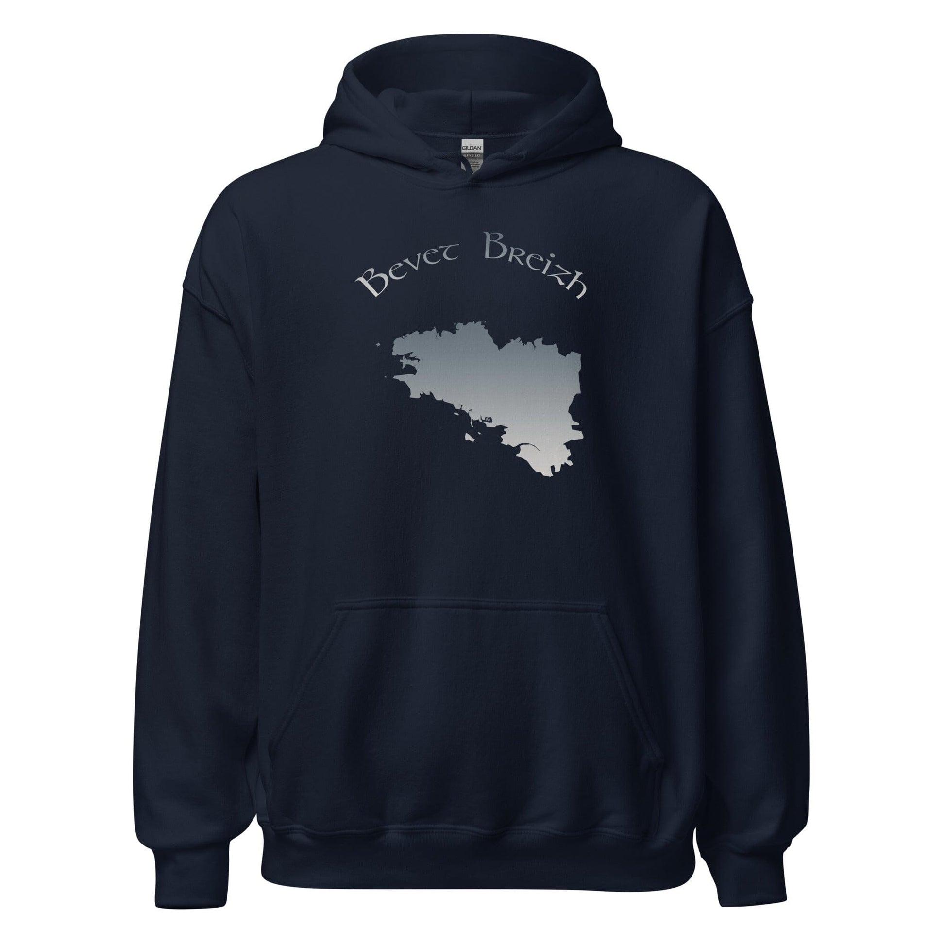 Sweatshirt à capuche unisexe Bevet Breizh Bevet Breizh Bleu Marine S 