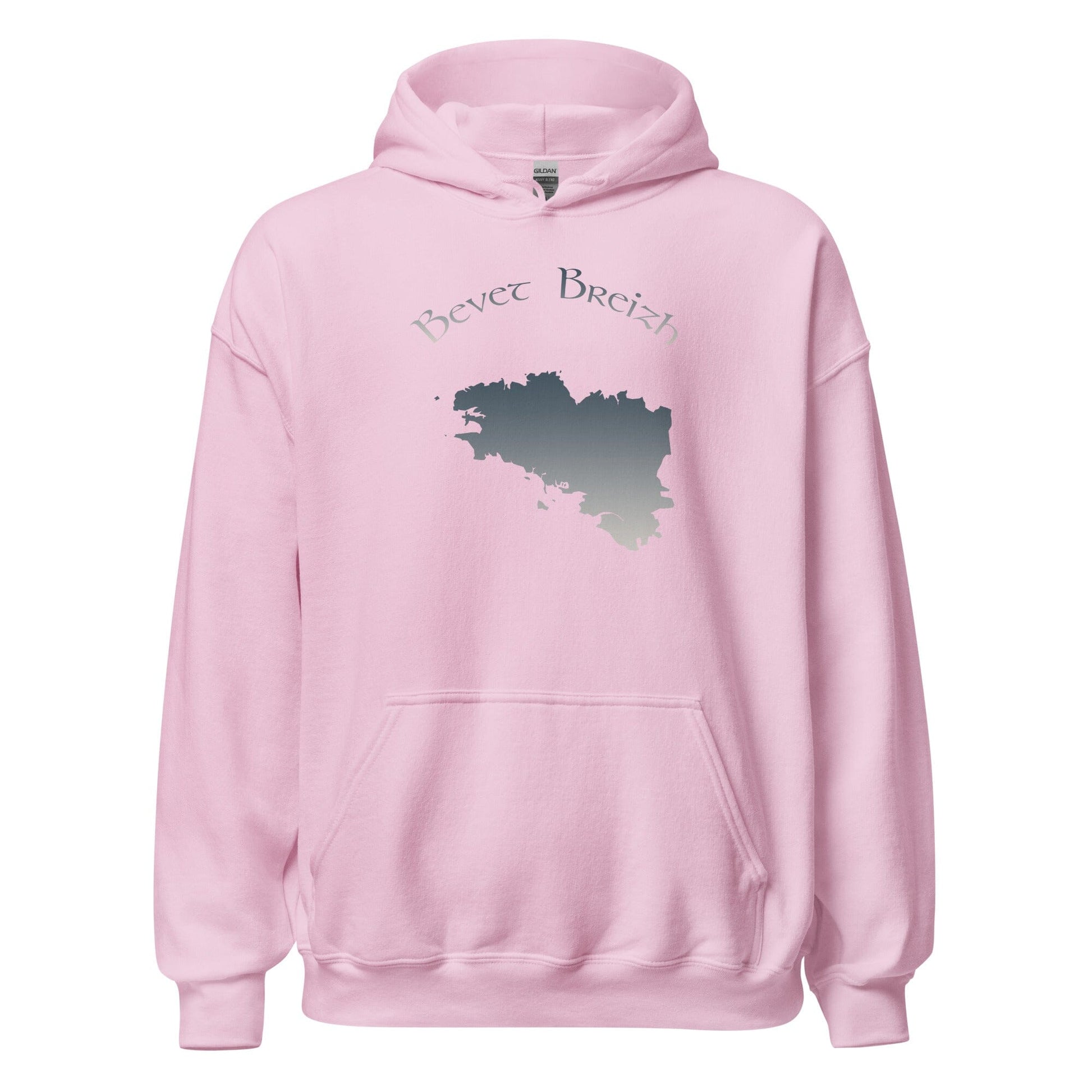 Sweatshirt à capuche unisexe Bevet Breizh Bevet Breizh Rose Clair S 