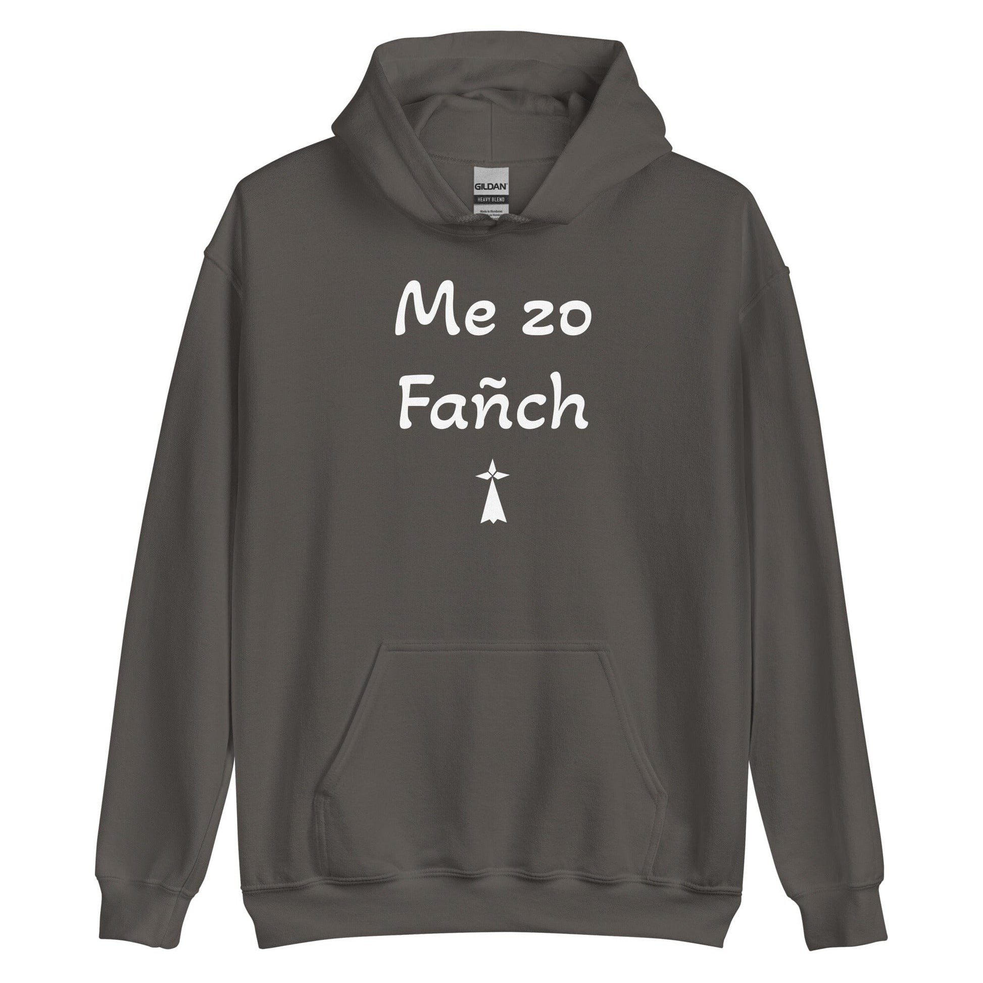 Sweatshirt à capuche unisexe me zo Fañch sweat-shirt Bevet Breizh Anthracite S 