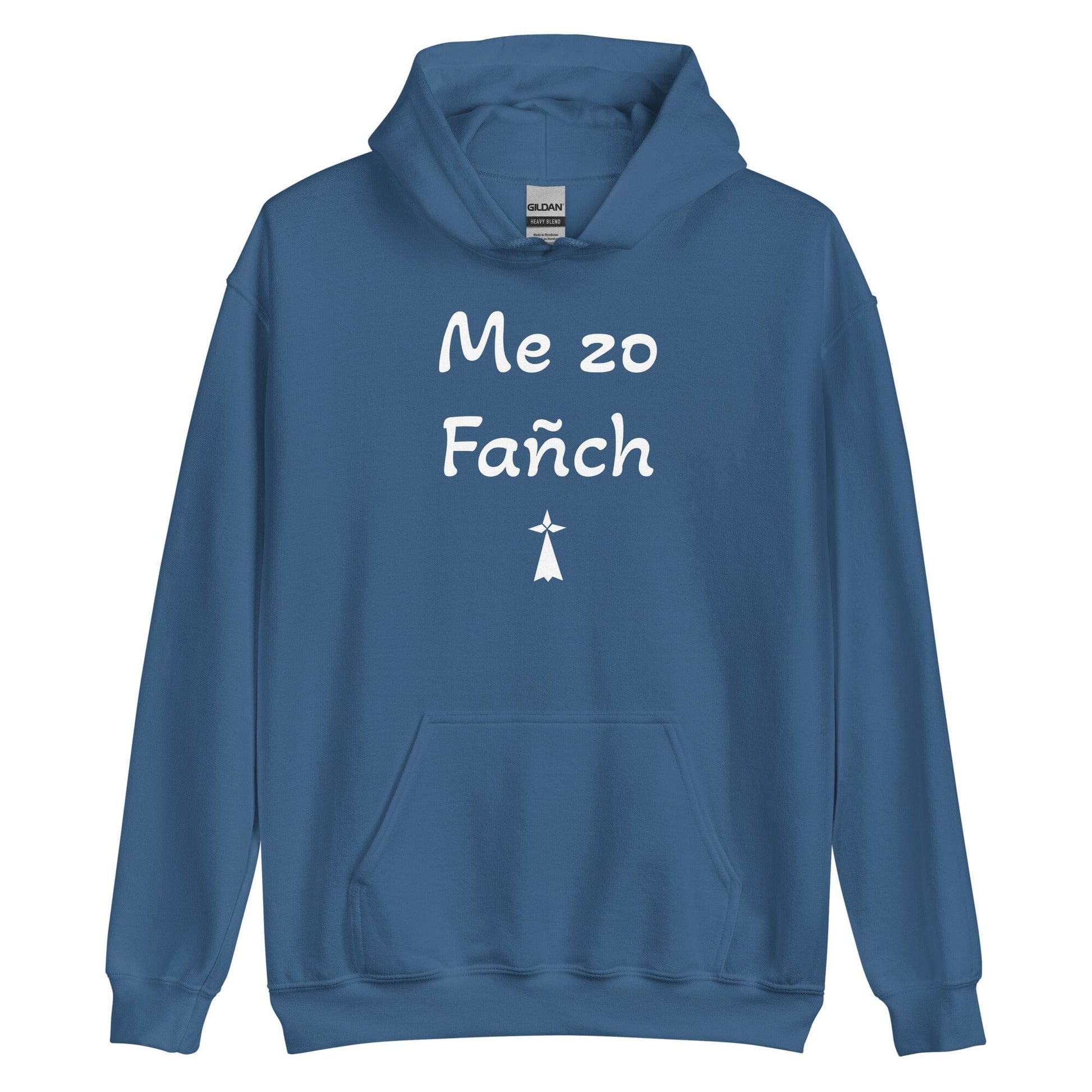 Sweatshirt à capuche unisexe me zo Fañch sweat-shirt Bevet Breizh Bleu Indigo S 
