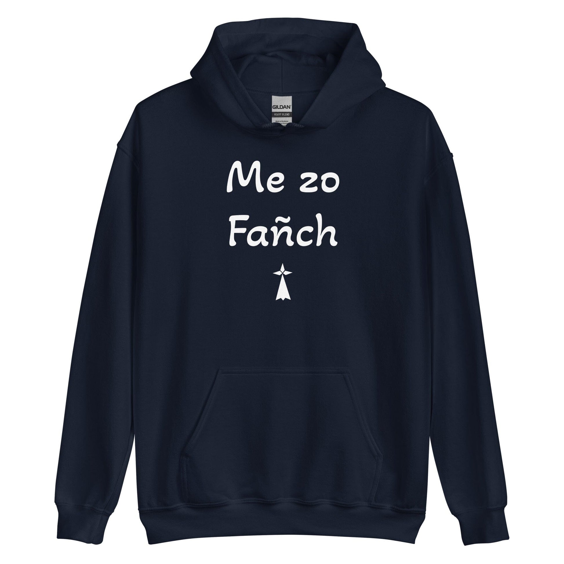 Sweatshirt à capuche unisexe me zo Fañch sweat-shirt Bevet Breizh Bleu Marine S 