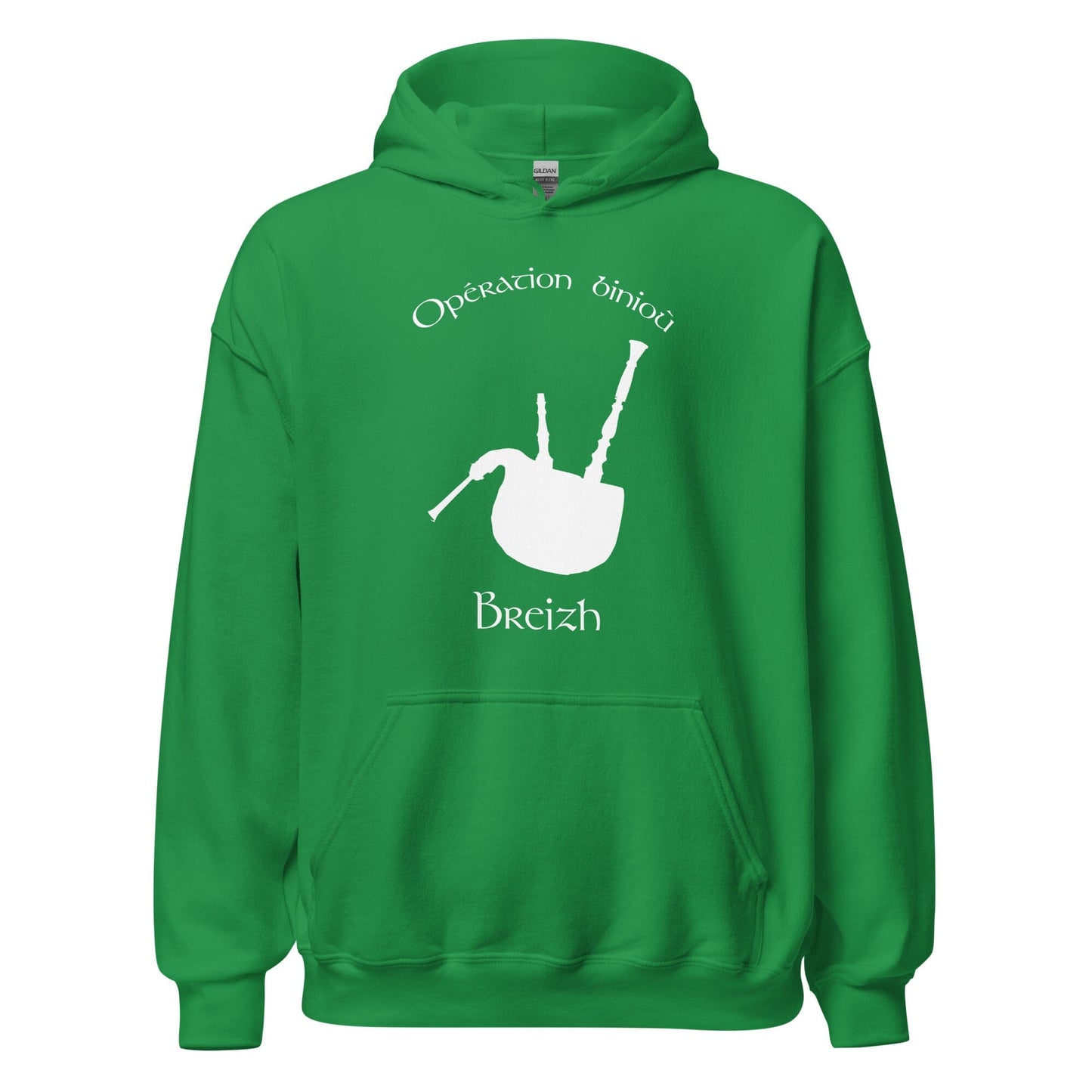 Sweatshirt à capuche unisexe opération binioù sweatshirt Bevet Breizh Vert menthe S 
