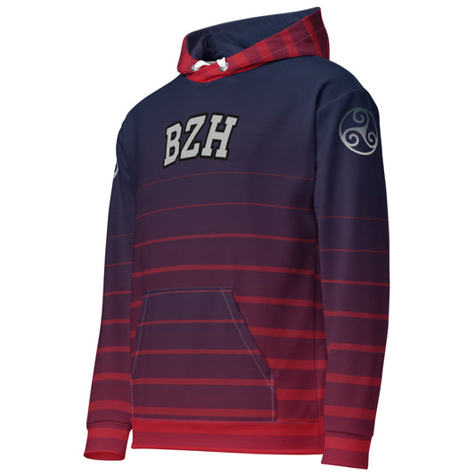 Sweatshirt BZH triskell à Capuche Unisexe sweatshirt Bevet Breizh 