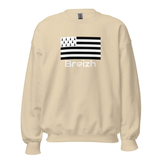 Sweatshirt Gwenn Ha Du Breizh unisexe sweat-shirt Bevet Breizh Sable S 