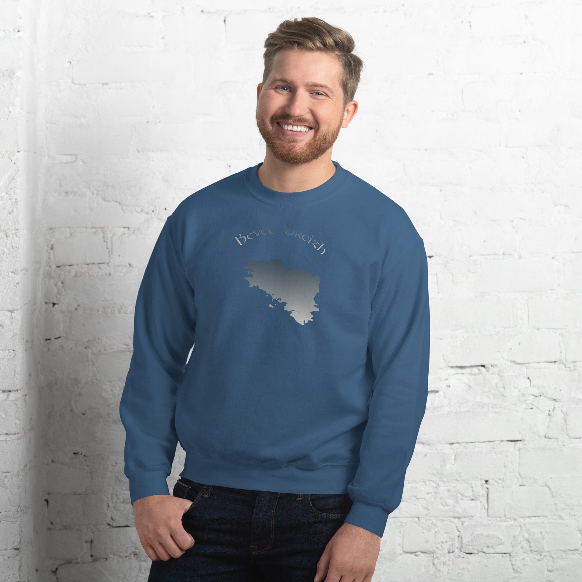 Sweatshirt homme Bevet Breizh Bevet Breizh Bleu Indigo S 