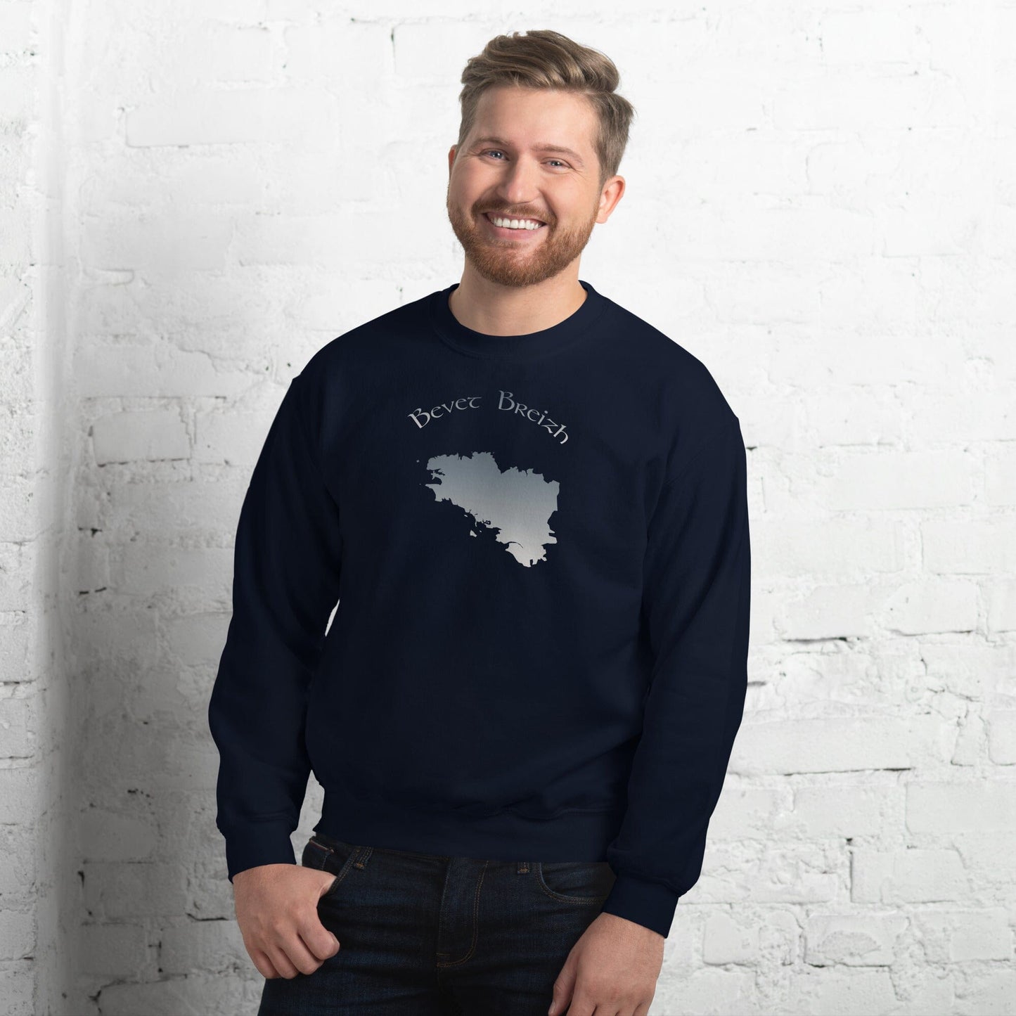 Sweatshirt homme Bevet Breizh Bevet Breizh Bleu Marine S 