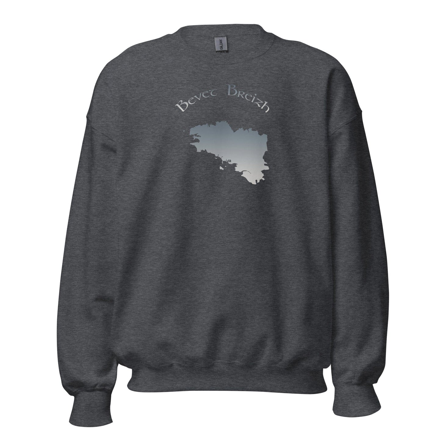 Sweatshirt homme Bevet Breizh sweat-shirt Bevet Breizh Gris Foncé Chiné S 