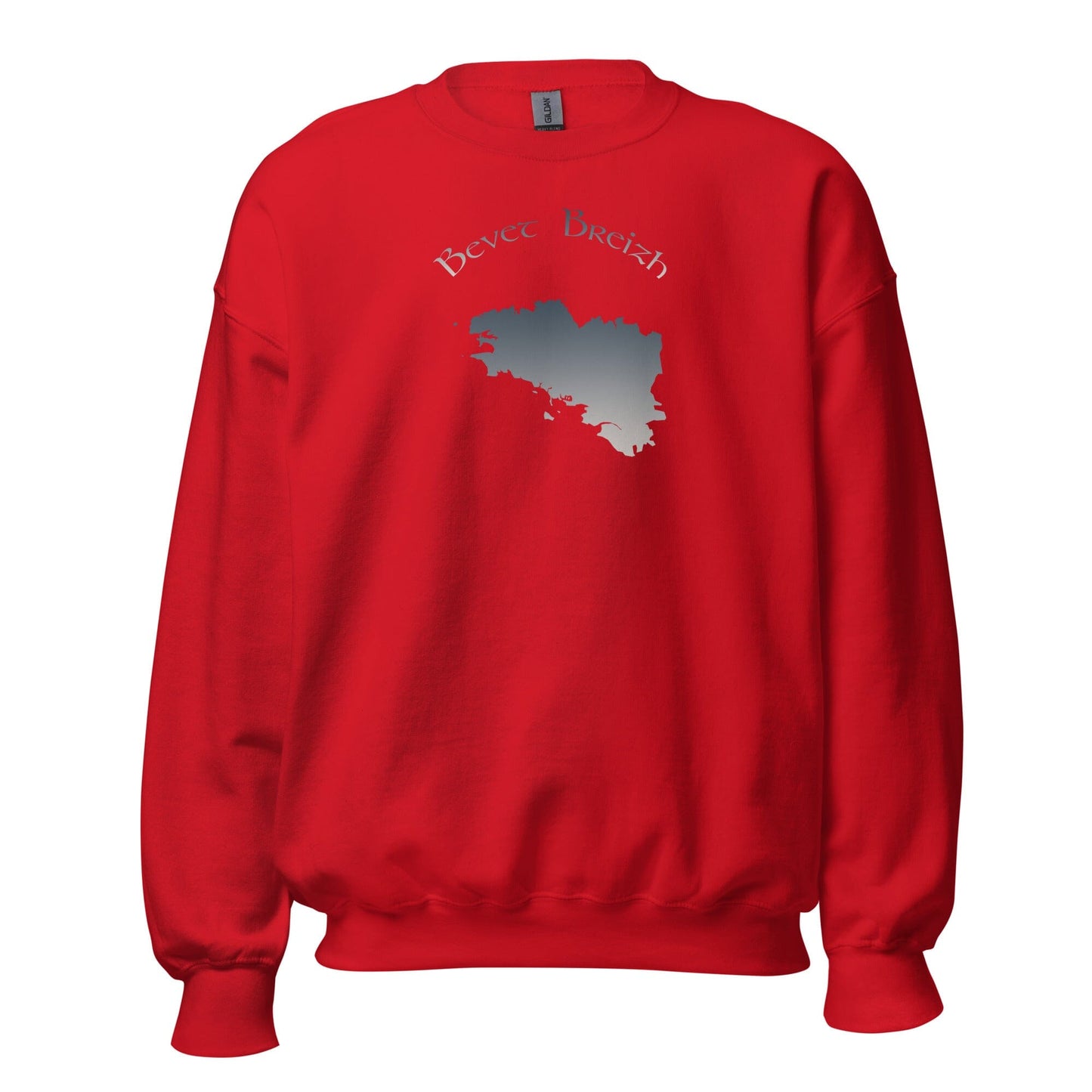 Sweatshirt homme Bevet Breizh sweat-shirt Bevet Breizh Rouge 4XL 