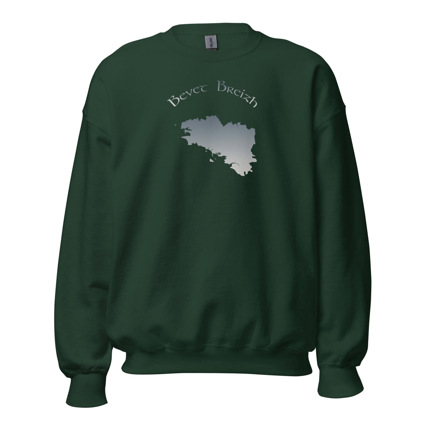 Sweatshirt homme Bevet Breizh sweat-shirt Bevet Breizh Vert Forêt 4XL 