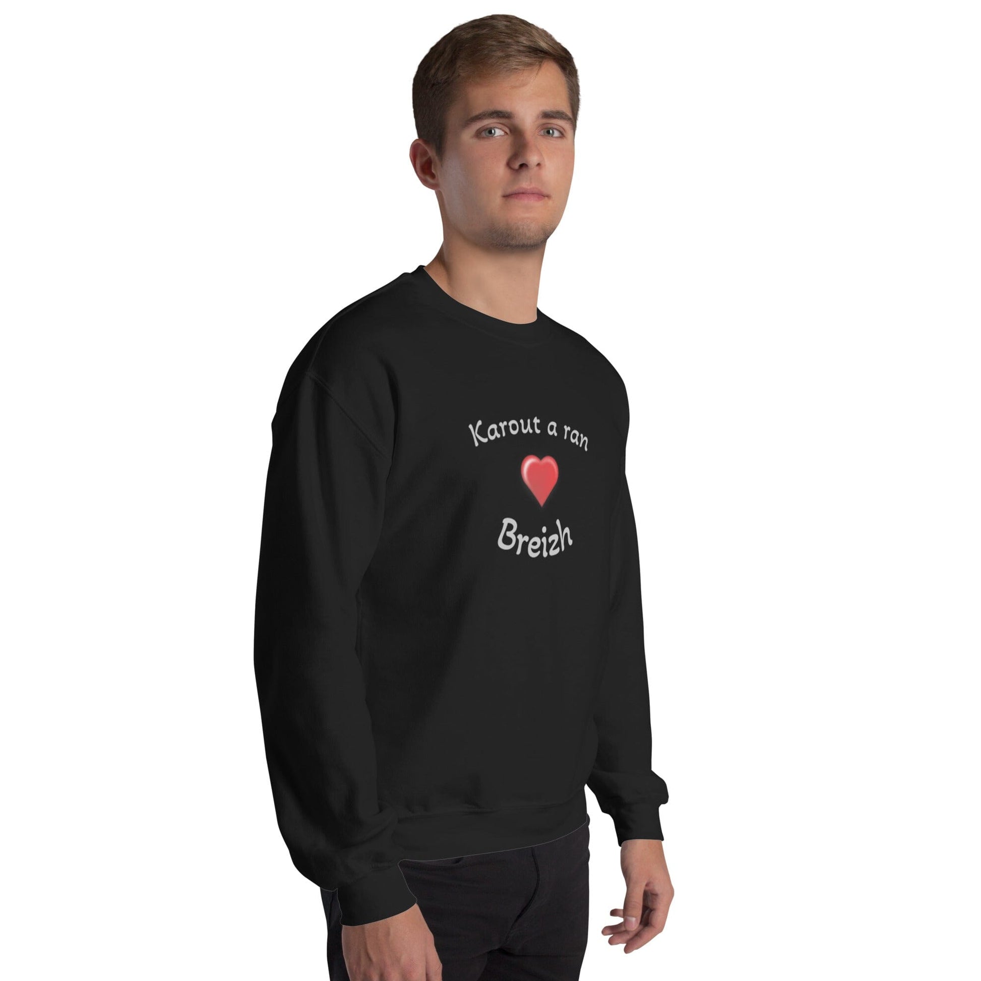 Sweatshirt homme Karout a ran Breizh Bevet Breizh Noir S 