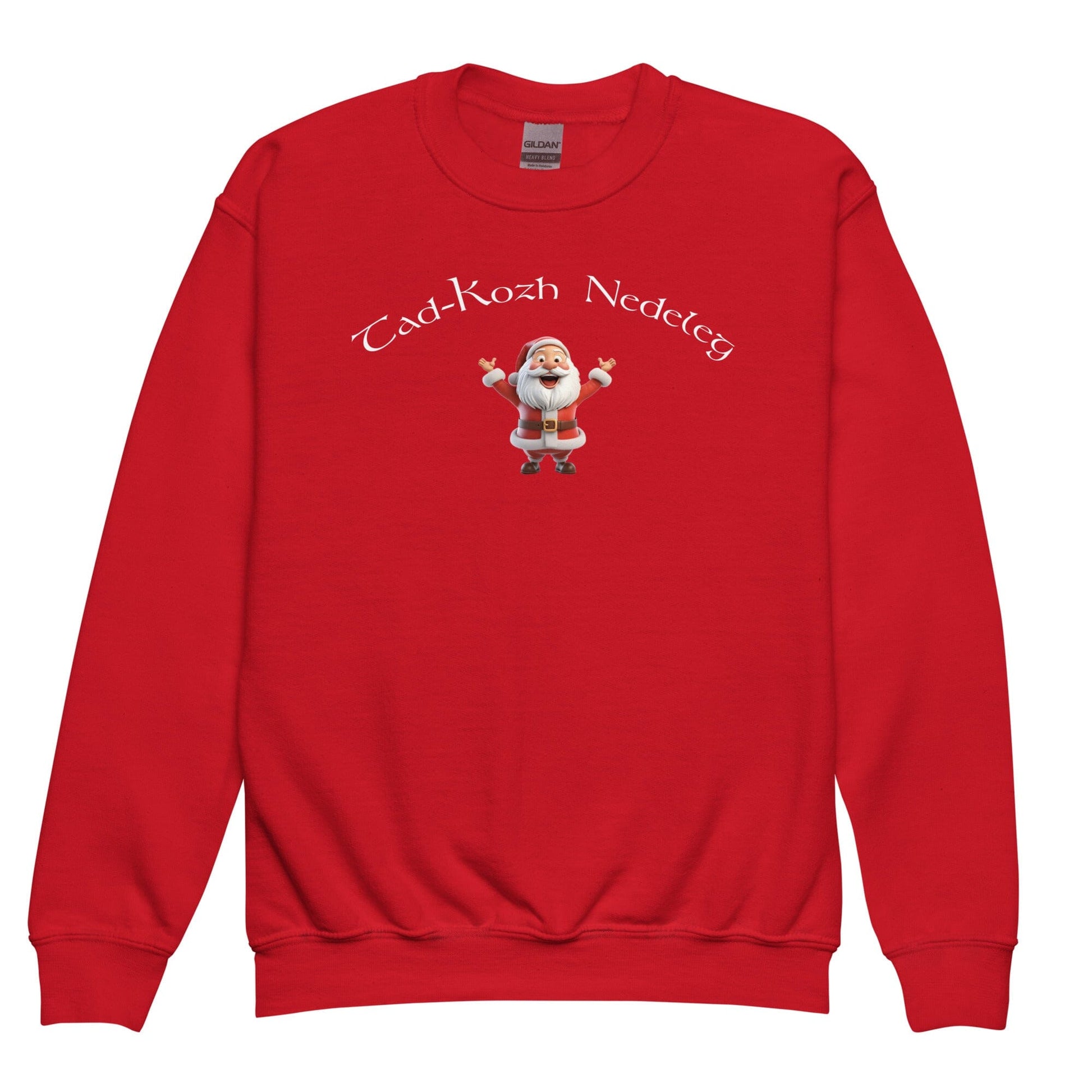 Sweatshirt rouge pour enfant Tadig Kozh Nedeleg Bevet Breizh 