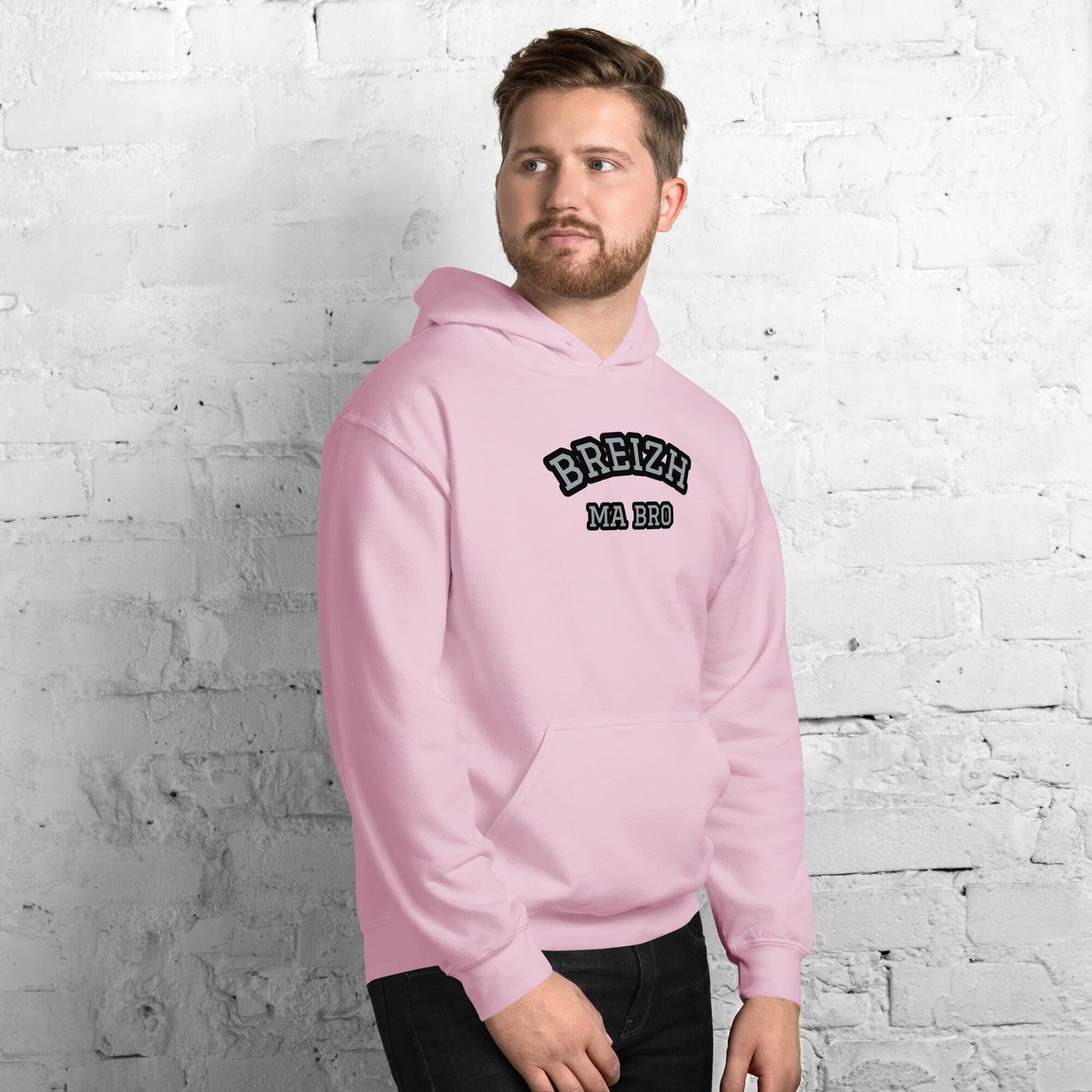 Sweatshirt unisexe à capuche Breizh ma bro Bevet Breizh 