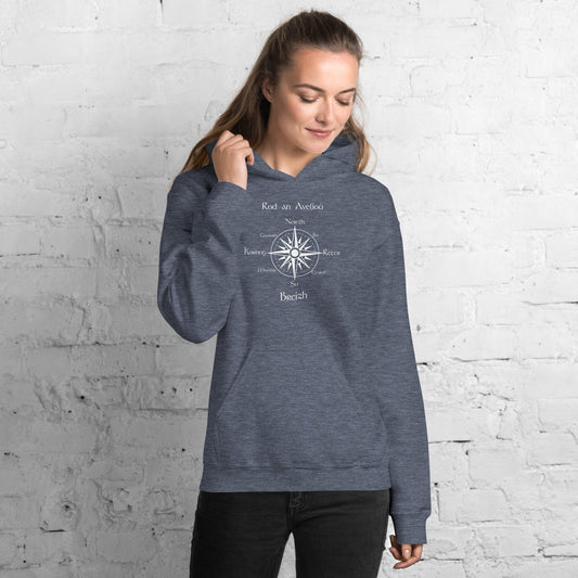 Sweatshirt unisexe à capuche rod an avelioù Bevet Breizh Heather Sport Dark Navy S 