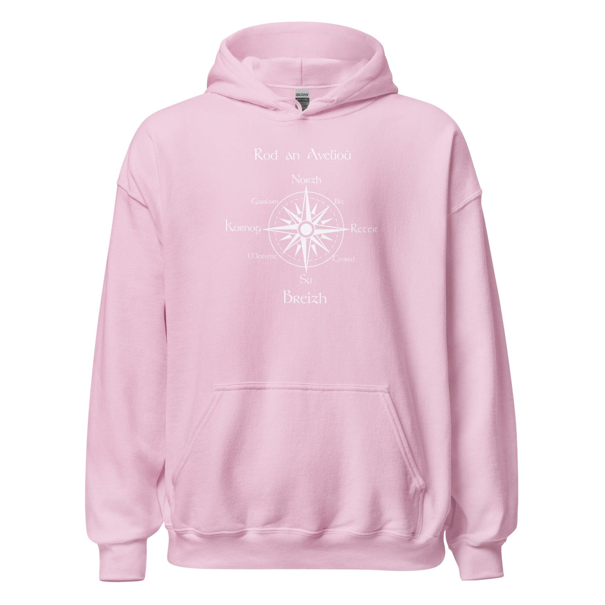 Sweatshirt unisexe à capuche rod an avelioù sweat-shirt Bevet Breizh Rose Clair S 