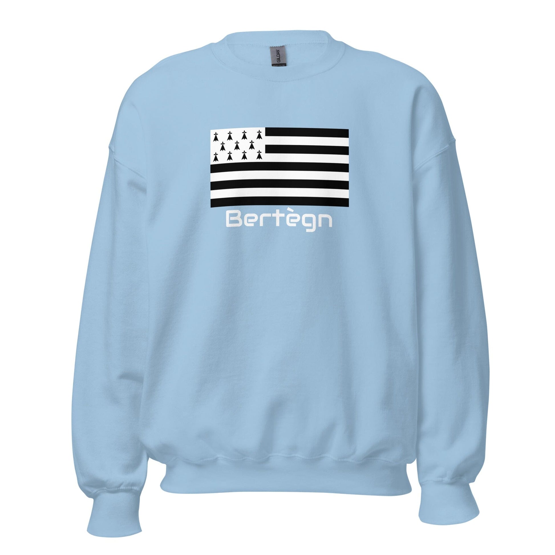 Sweatshirt unisexe Gwenn Ha Du Bertègn sweat-shirt Bevet Breizh Bleu Clair S 