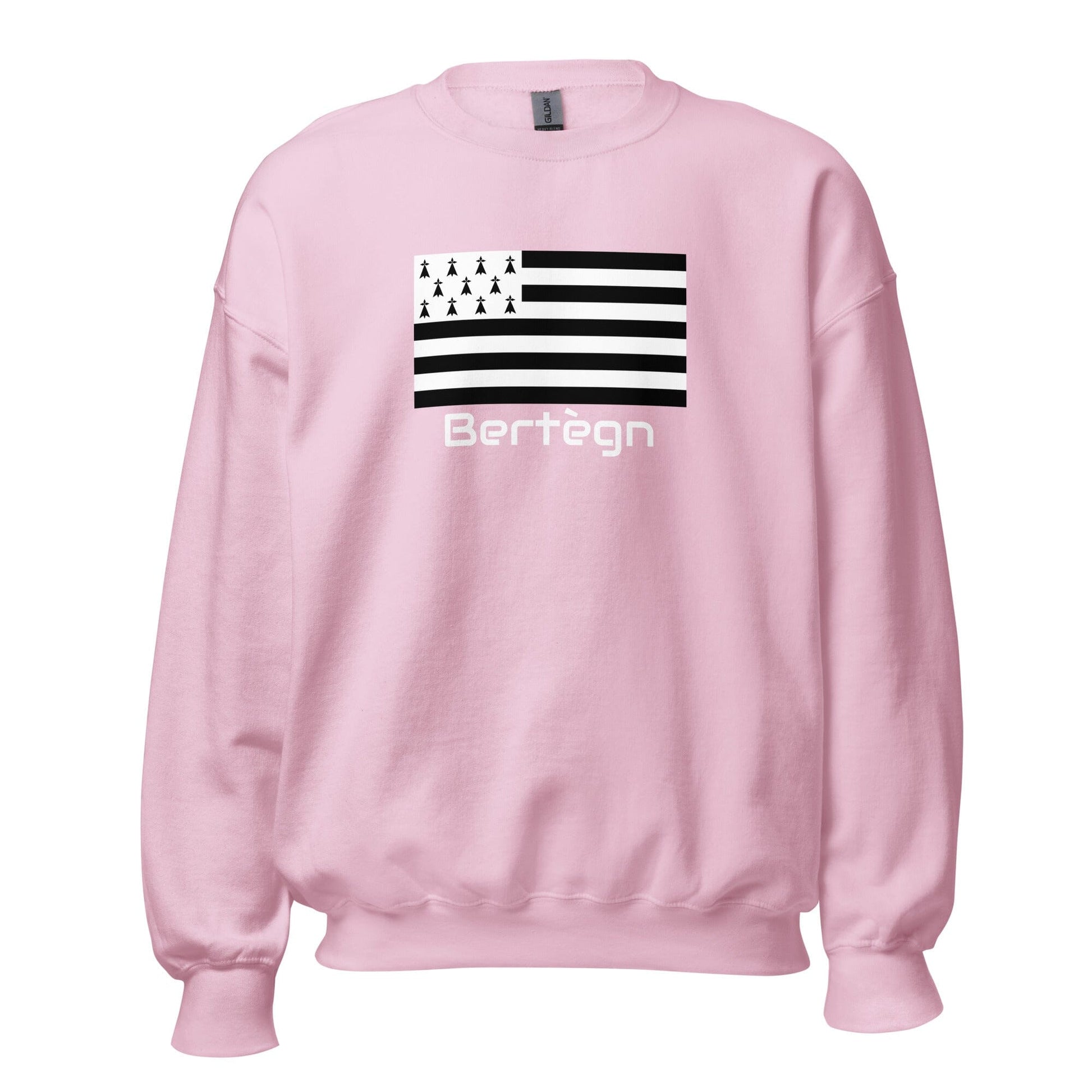 Sweatshirt unisexe Gwenn Ha Du Bertègn sweat-shirt Bevet Breizh Rose Clair S 