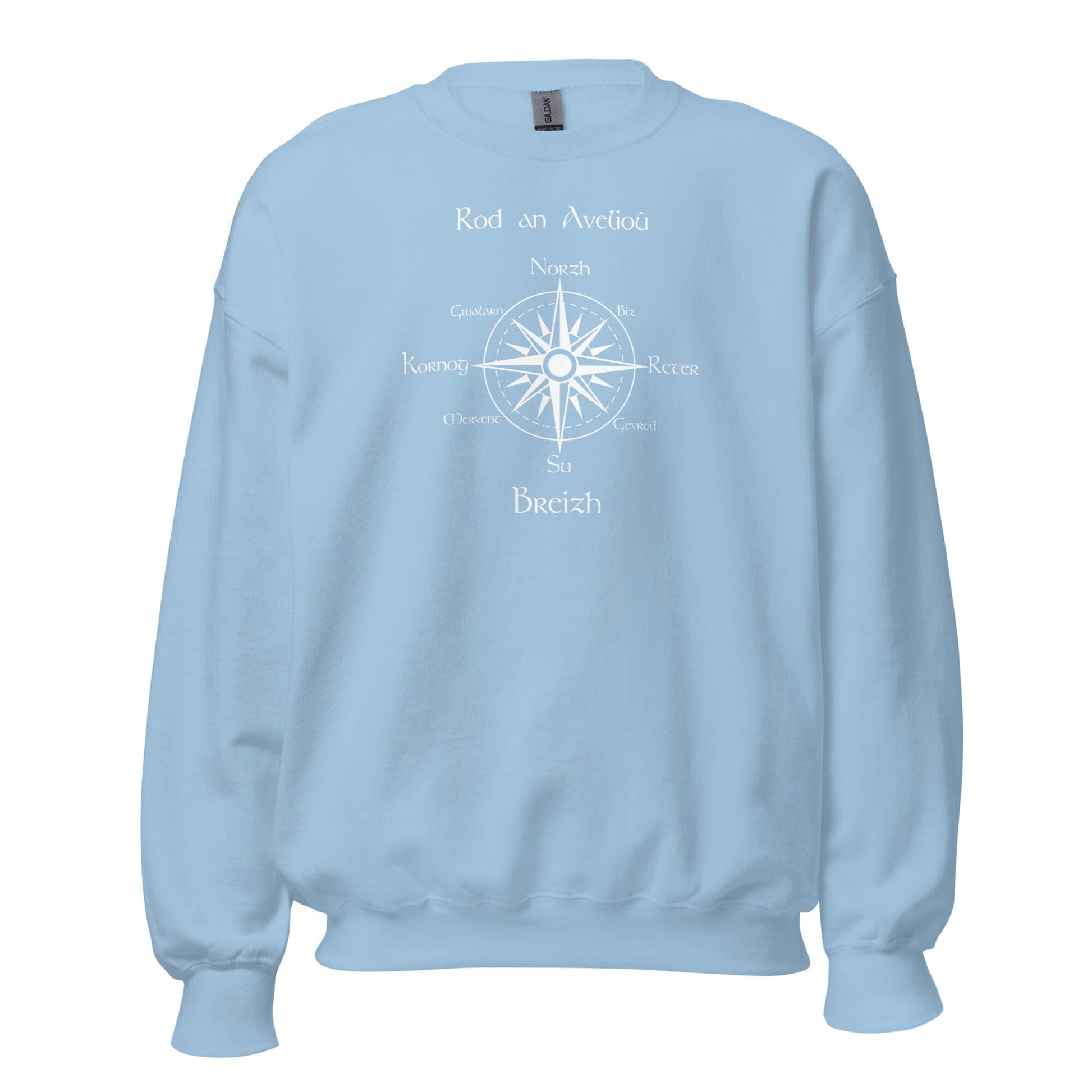 Sweatshirt unisexe rod an avelioù sweat-shirt Bevet Breizh Bleu Clair S 