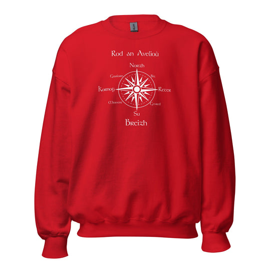Sweatshirt unisexe rod an avelioù sweat-shirt Bevet Breizh Rouge S 