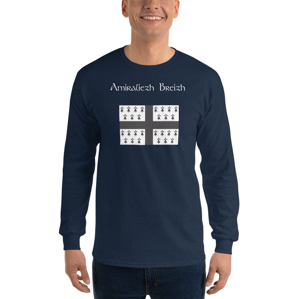 T-shirt à manches longues Amiraliezh Breizh t-shirt Bevet Breizh Bleu Marine S 