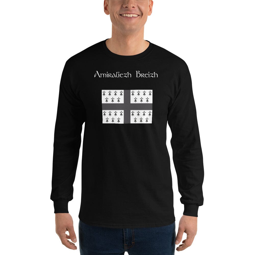 T-shirt à manches longues Amiraliezh Breizh t-shirt Bevet Breizh Noir S 
