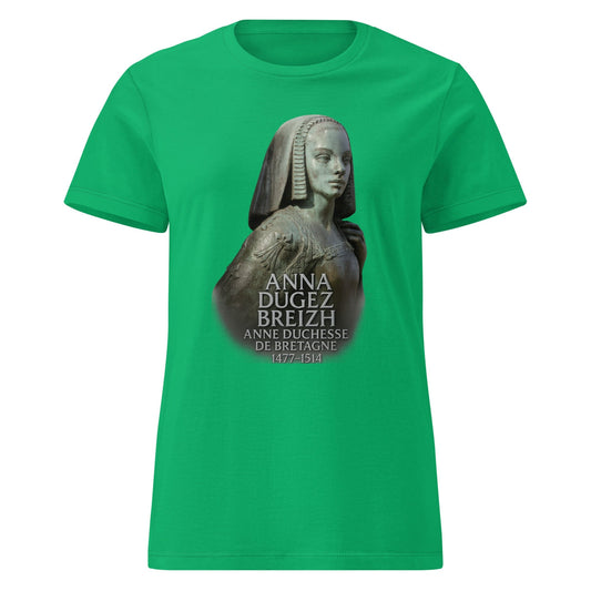 T-shirt Anne de Bretagne pour femme t-shirt Bevet Breizh Vert menthe S 