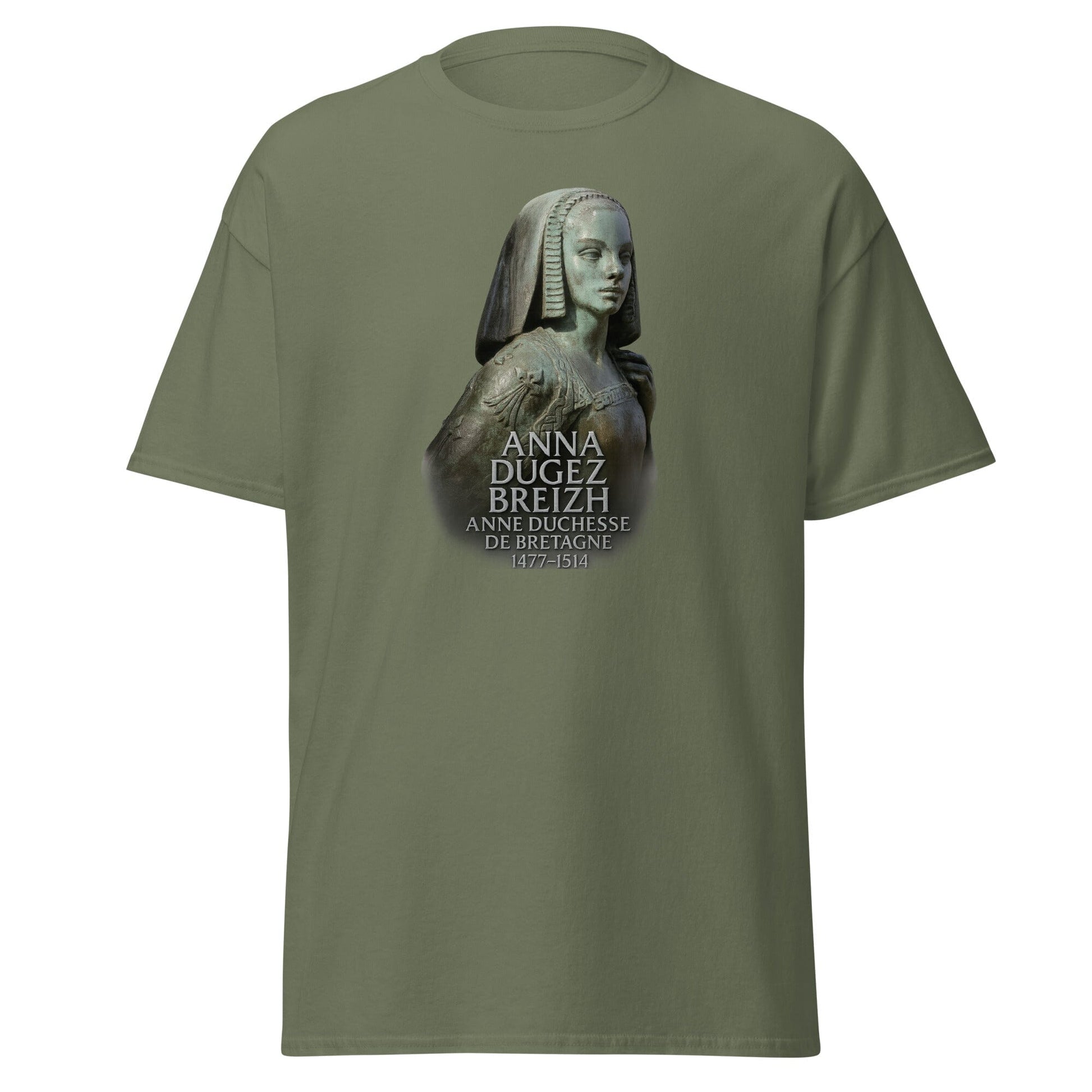 T-shirt Anne de Bretagne t-shirt Bevet Breizh Vert Militaire S 
