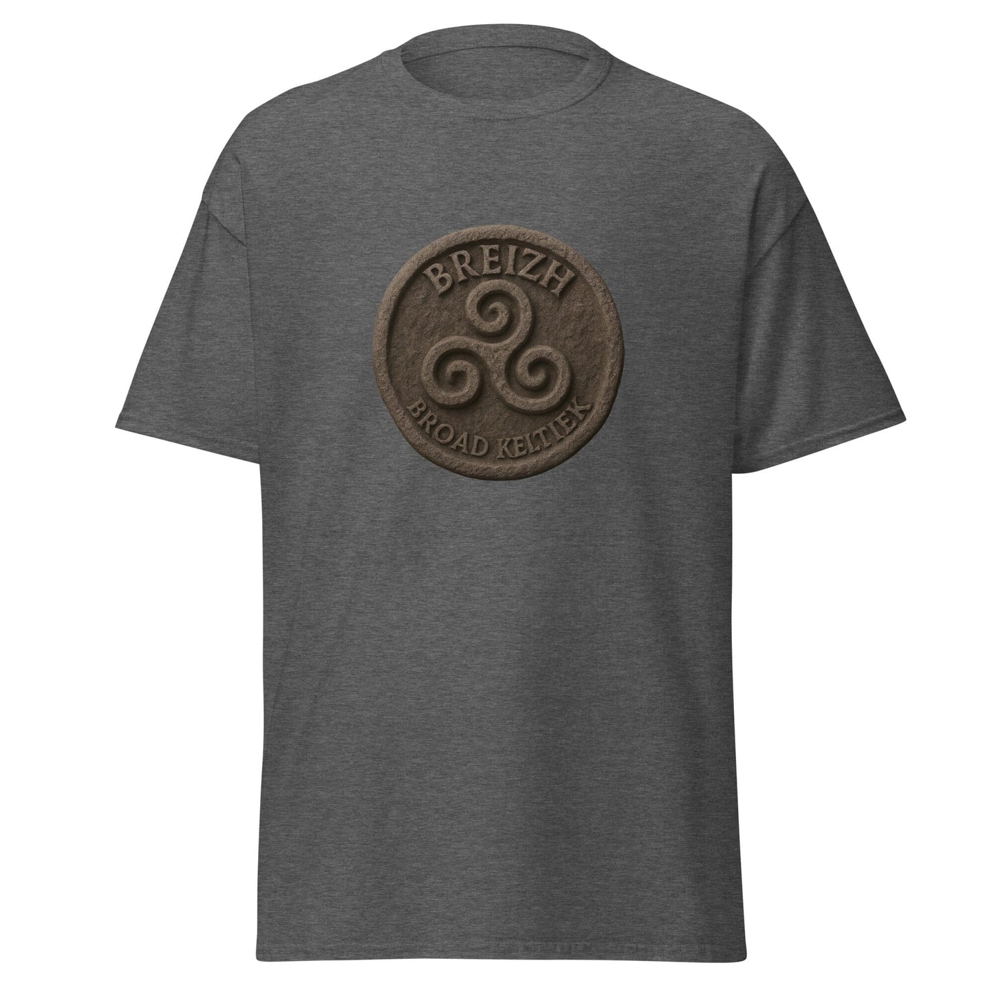 T-shirt Breizh Broad Keltiek t-shirt Bevet Breizh Gris Foncé Chiné S 