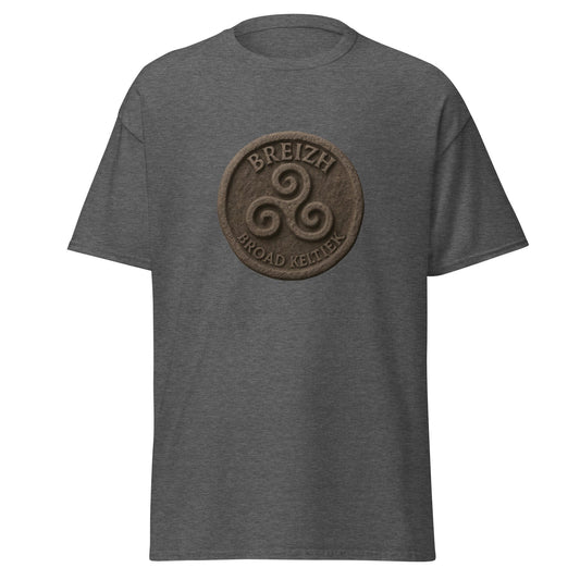 T-shirt Breizh Broad Keltiek t-shirt Bevet Breizh Gris Foncé Chiné S 