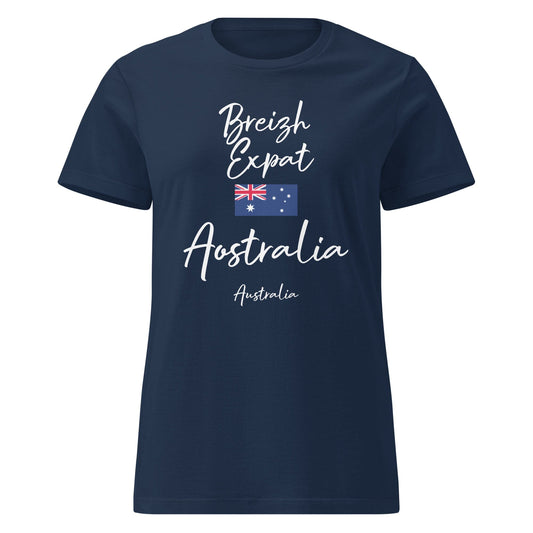 T-shirt Breizh Expat Bretonnes d'Australie t-shirt Bevet Breizh Bleu Marine S 
