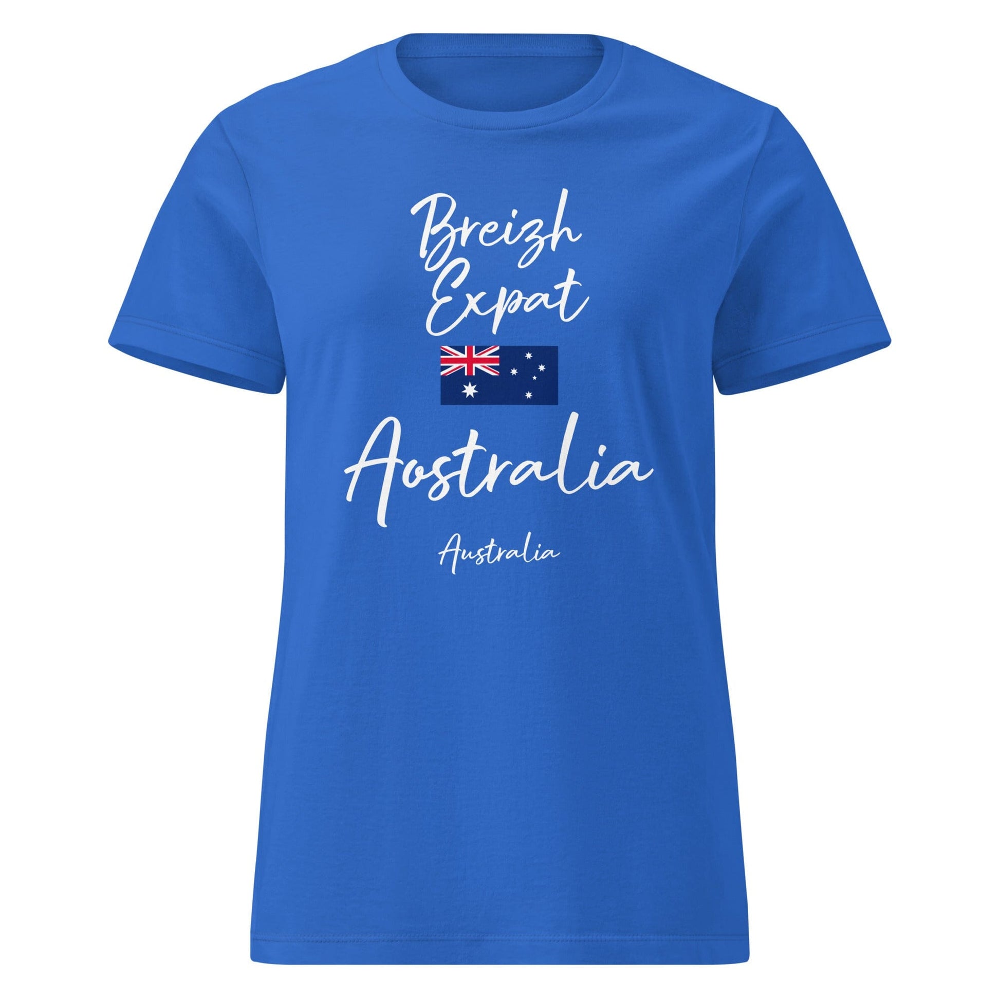 T-shirt Breizh Expat Bretonnes d'Australie t-shirt Bevet Breizh Bleu Roi S 